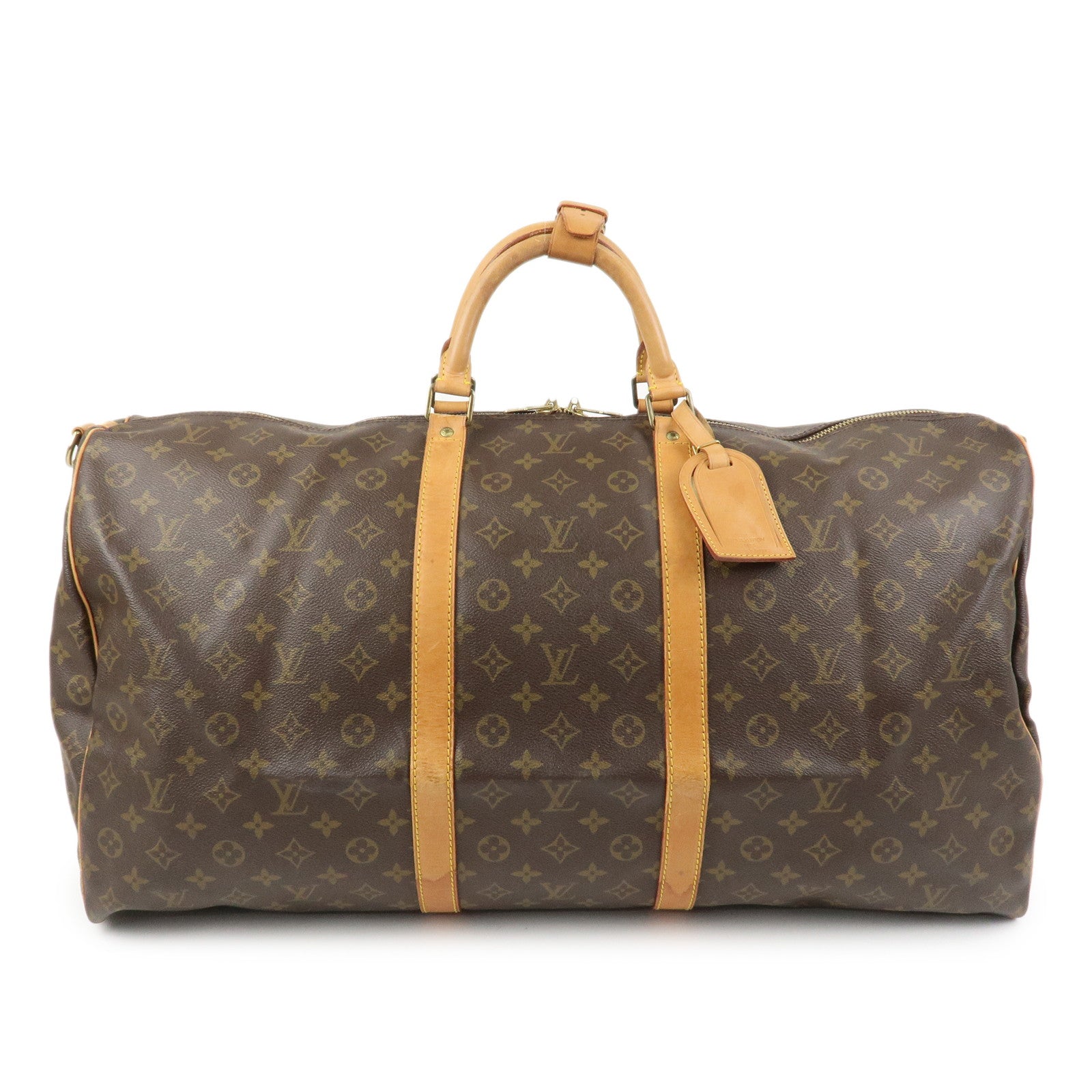 Louis Vuitton Monogram Keep All Bandouliere 60 Boston Bag M41412