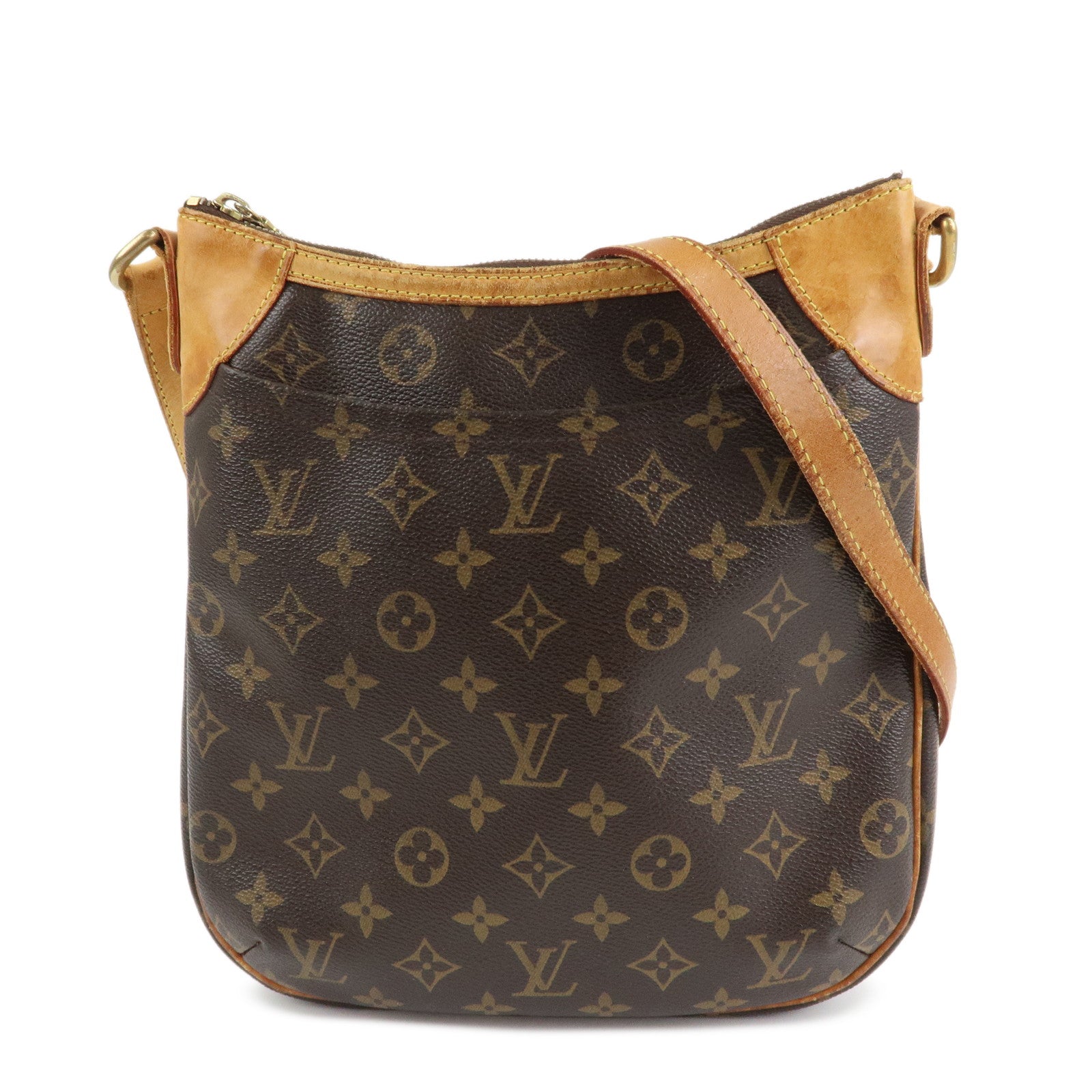 Louis Vuitton Monogram Canvas Leather Odeon PM Shoulder BagM56390