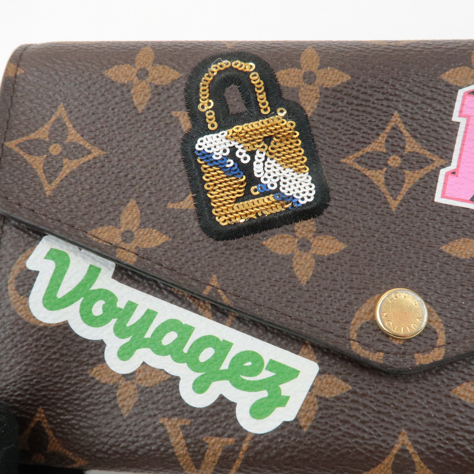 Louis Vuitton Monogram LV Stories Portefeuille Sarah Long Wallet M63318 Used