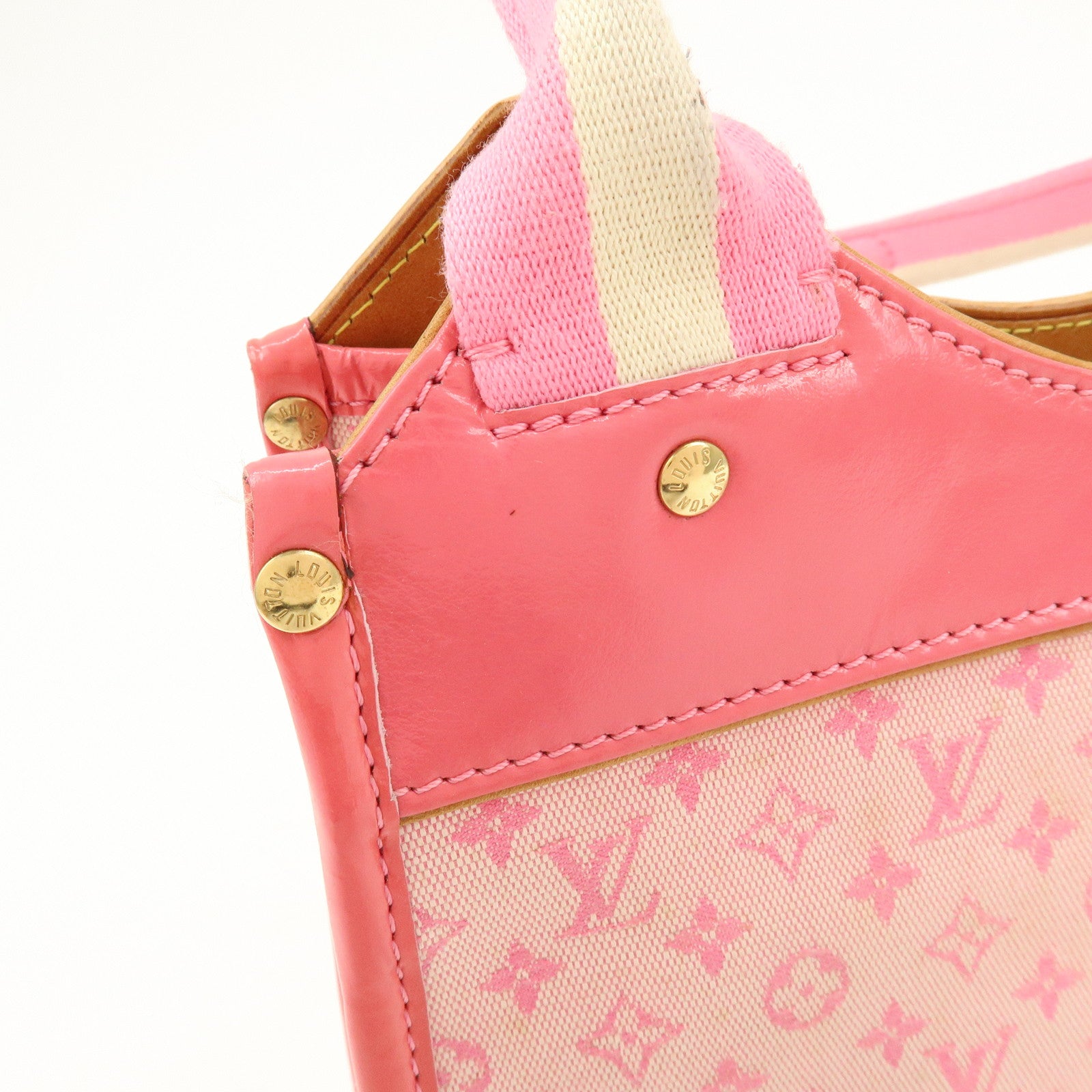 Louis Vuitton Monogram Mini Sac Catherine Hand Bag Pink M92930