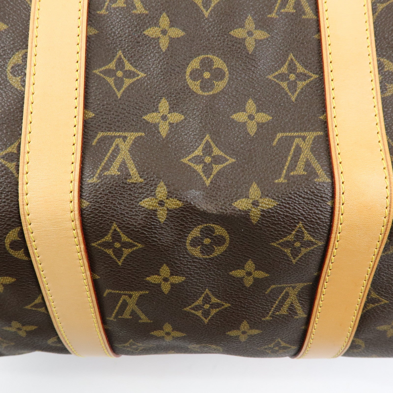 Louis Vuitton Monogram Keep All Bandouliere 50 Boston Bag M41416