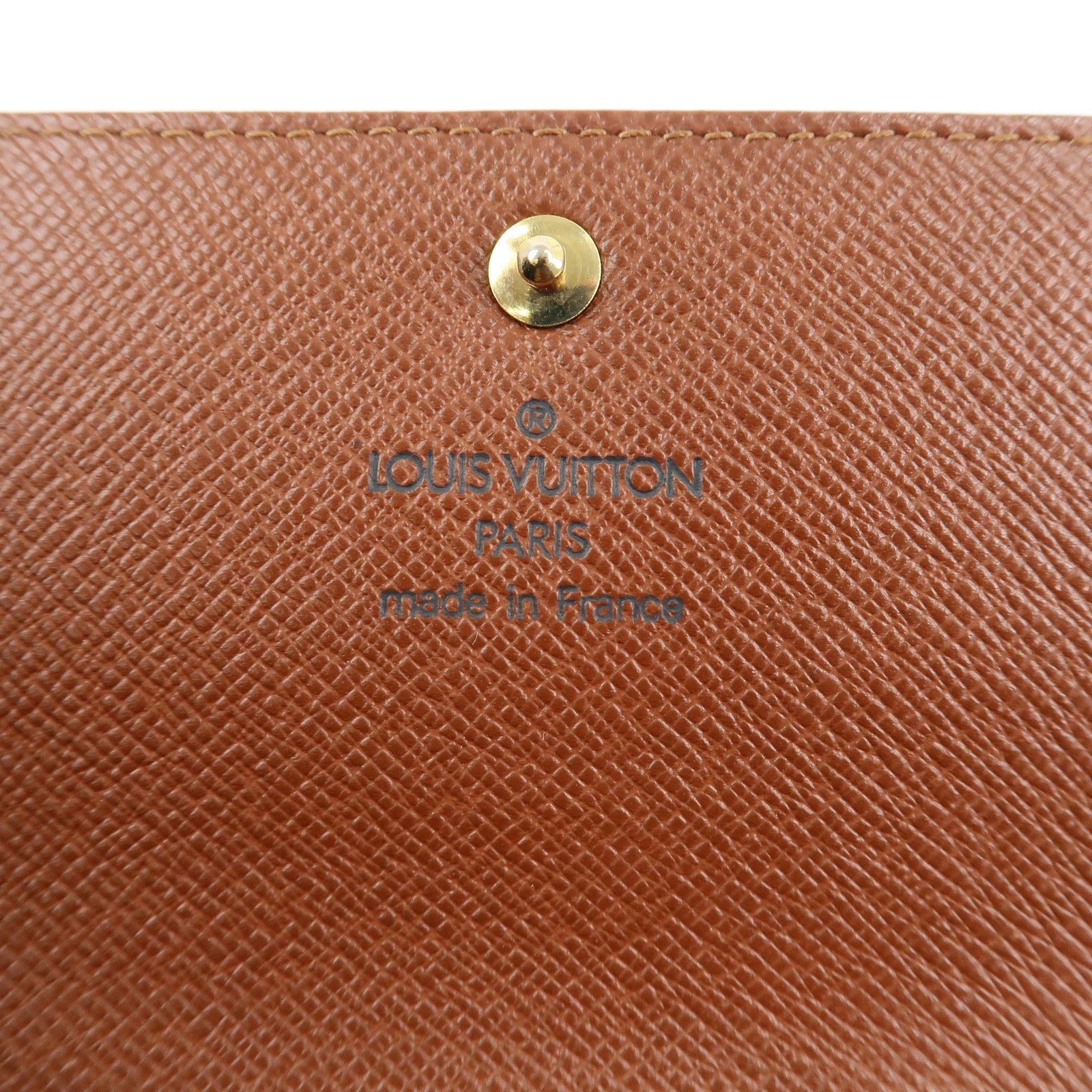 Louis Vuitton Monogram Pochette Porte Monnaie Credit Long Wallet M61725 Used