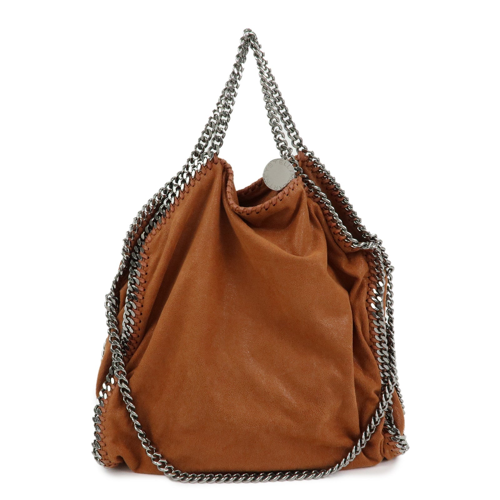STELLA MCCARTNEY Falabella Polyester 2Way Bag Hand Bag Brown