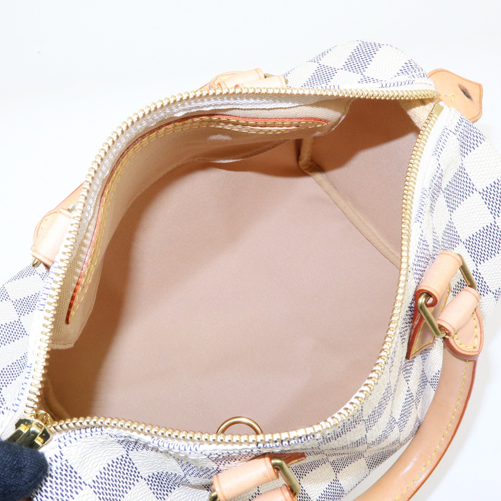 Louis Vuitton Damier Azur Speedy 25 Boston Bag Hand Bag N41534