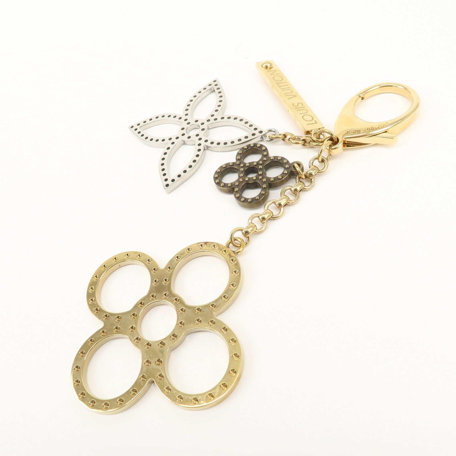 Louis Vuitton Bijoux Sac Tapage Metal Bag Charm Gold Silver M65090