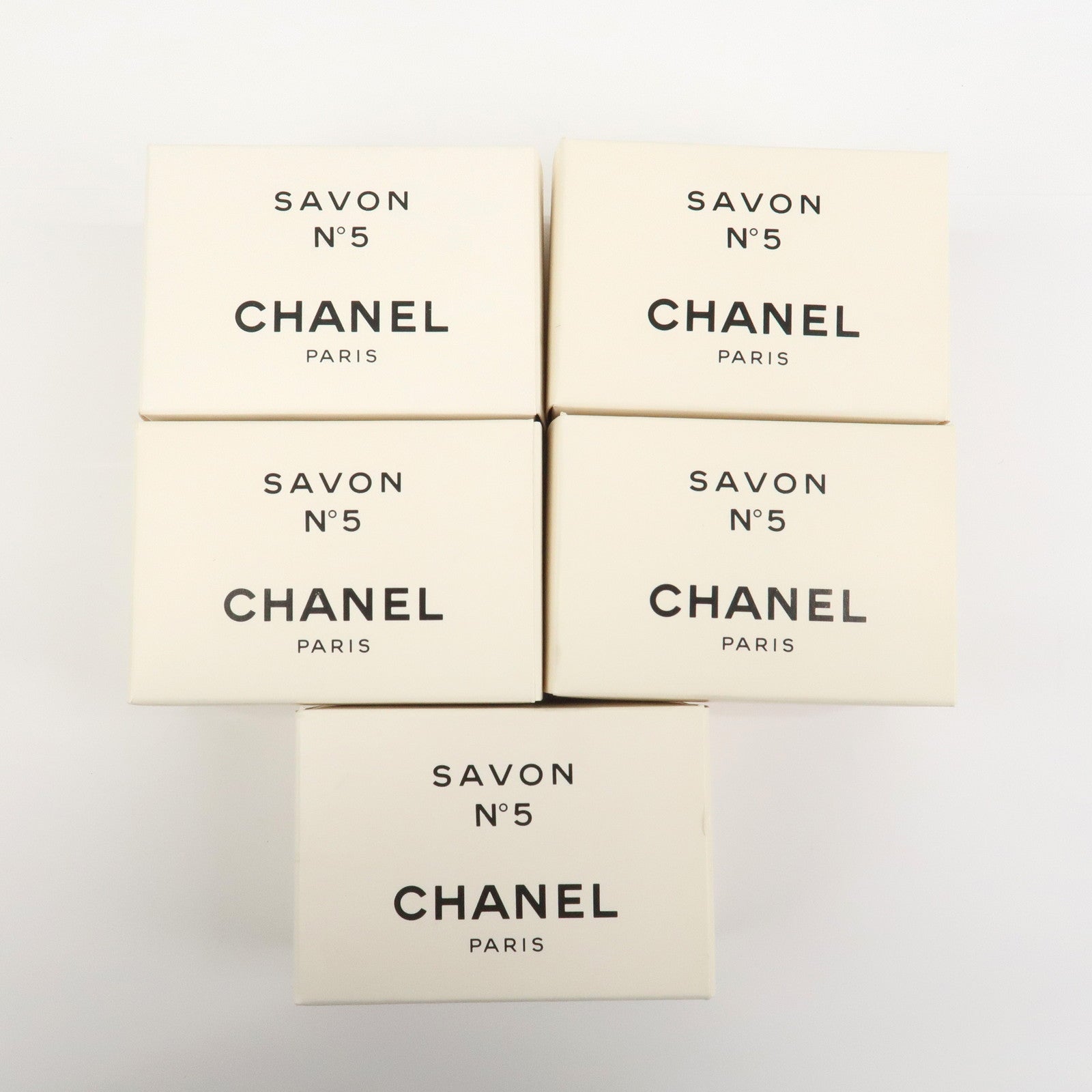 CHANEL COCO Mark Set of 5 Savon No 5 Bar Soap