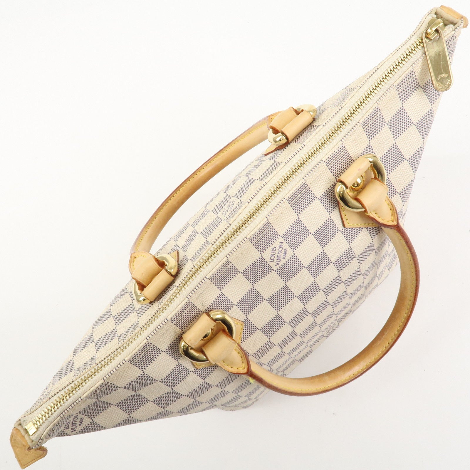 Louis Vuitton Damier Azur Saleya PM Tote Bag Hand Bag N51186