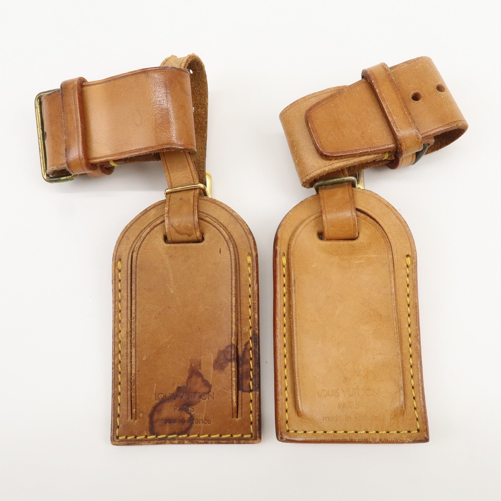 Louis Vuitton Set of 10 Leather Name Tag & Poignet