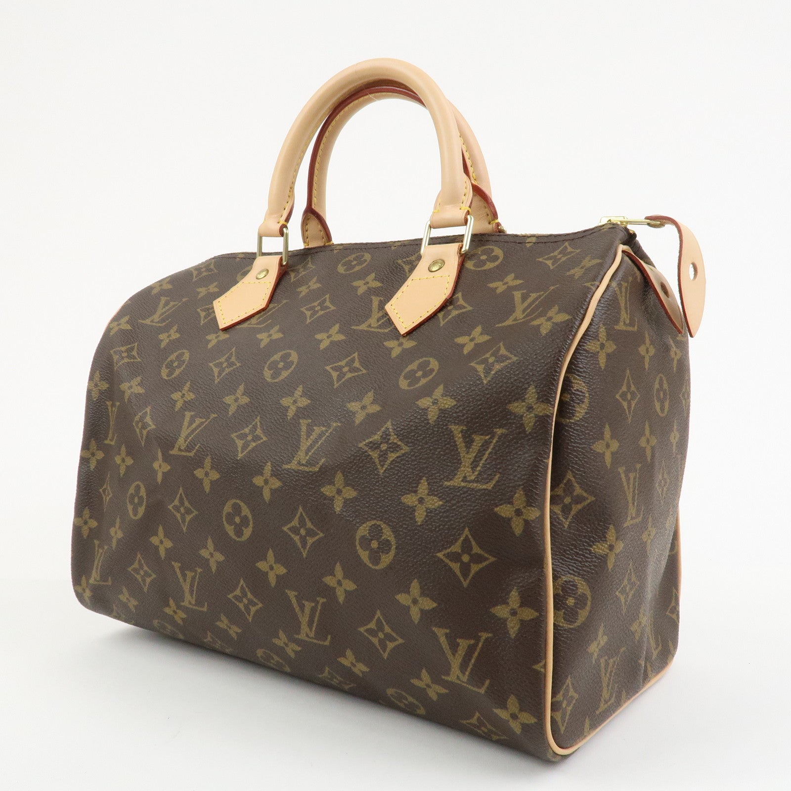 Louis Vuitton Monogram Speedy 30 Boston Bag Hand Bag Brown M41526