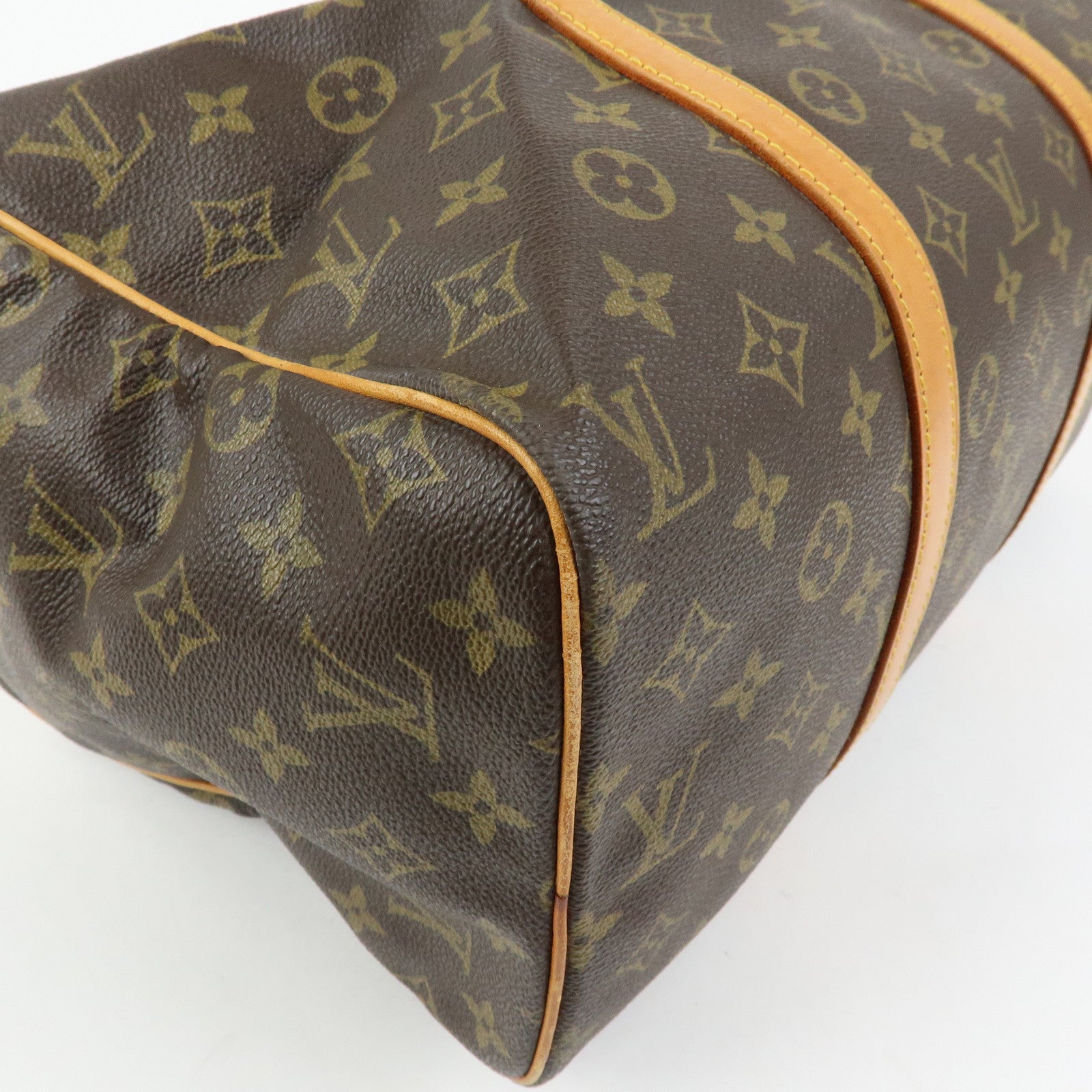 Louis Vuitton Monogram Sac Souple 35 Boston Bag Brown M41626