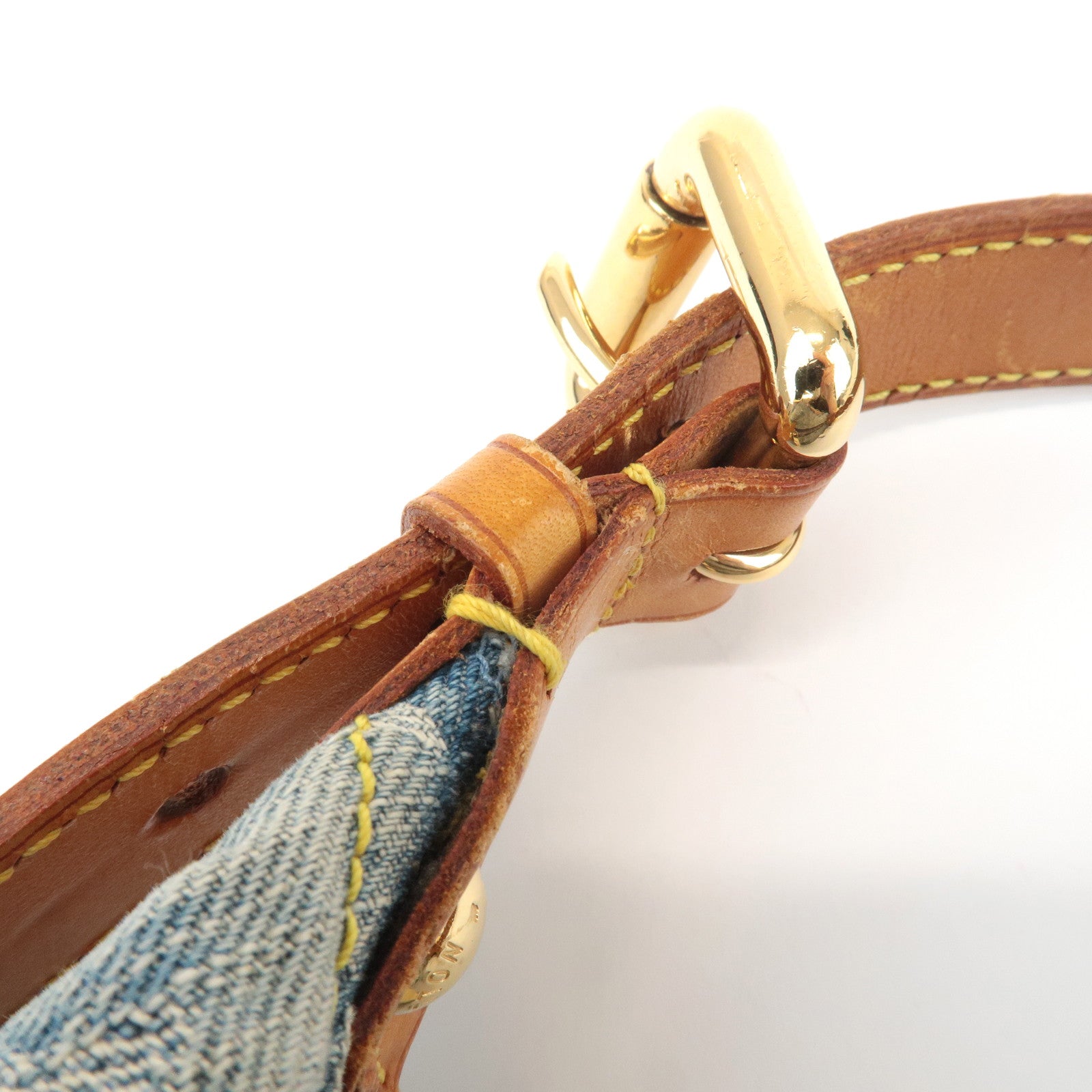 Louis Vuitton Monogram Denim Baggy PM 2Way Shoulder Bag M95049 Used