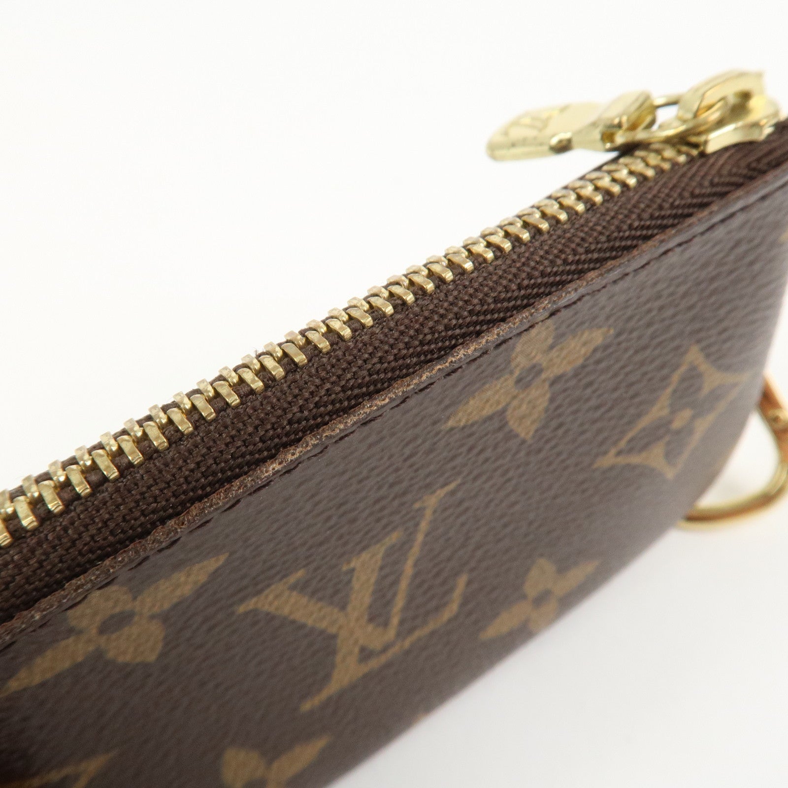 Louis Vuitton Monogram Pochette Cles Coin Case Key Case M62650
