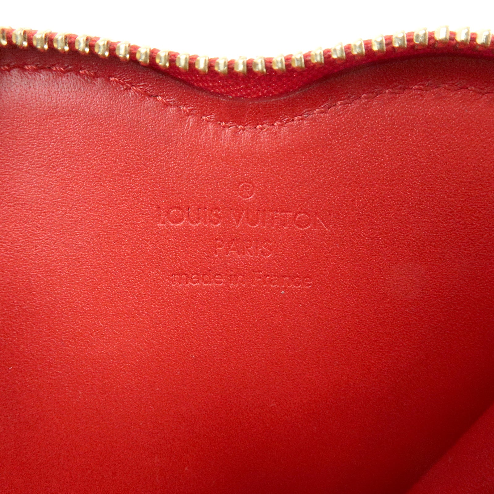 Louis Vuitton Sweet Monogram Vernis Portemonnaie Coeur Pink M90133