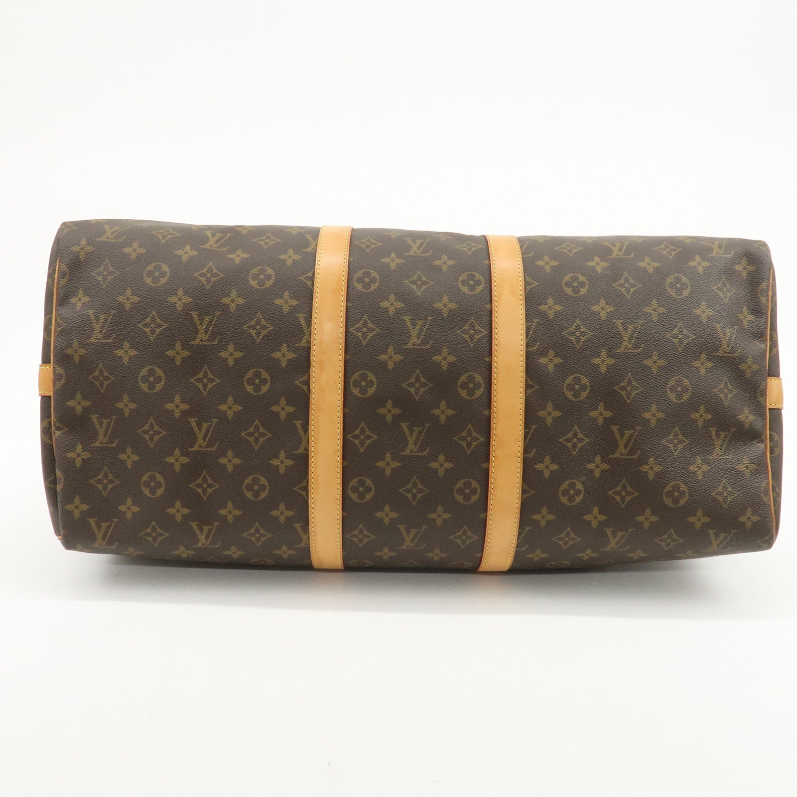 Louis Vuitton Monogram Keep All Bandouliere 55 Boston Bag M41414