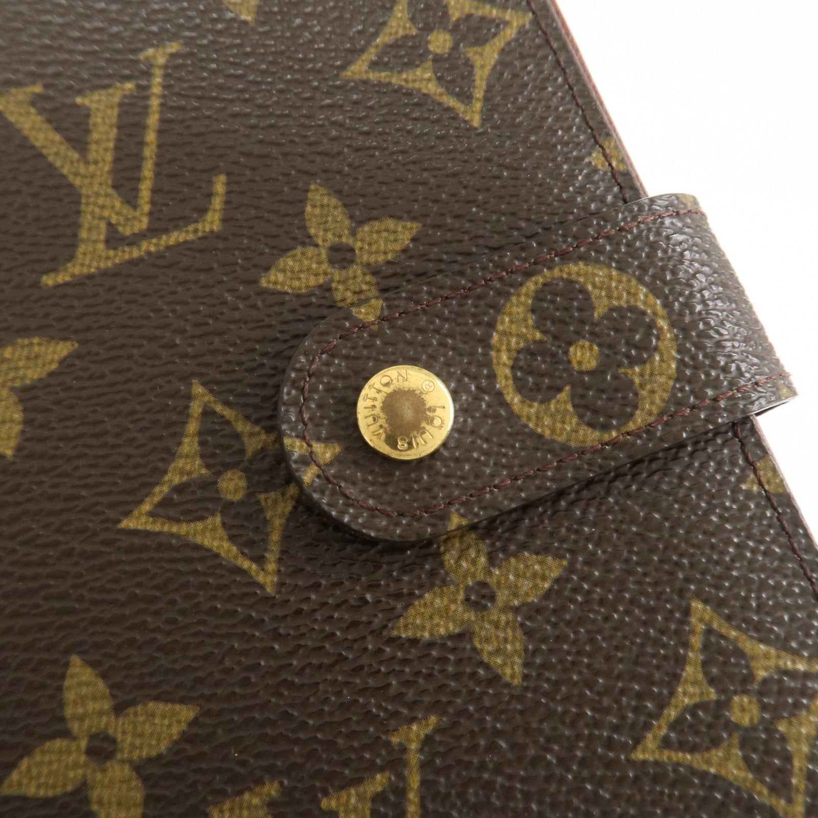 Louis Vuitton Monogram Porte Papier Zip Wallet Brown M61207