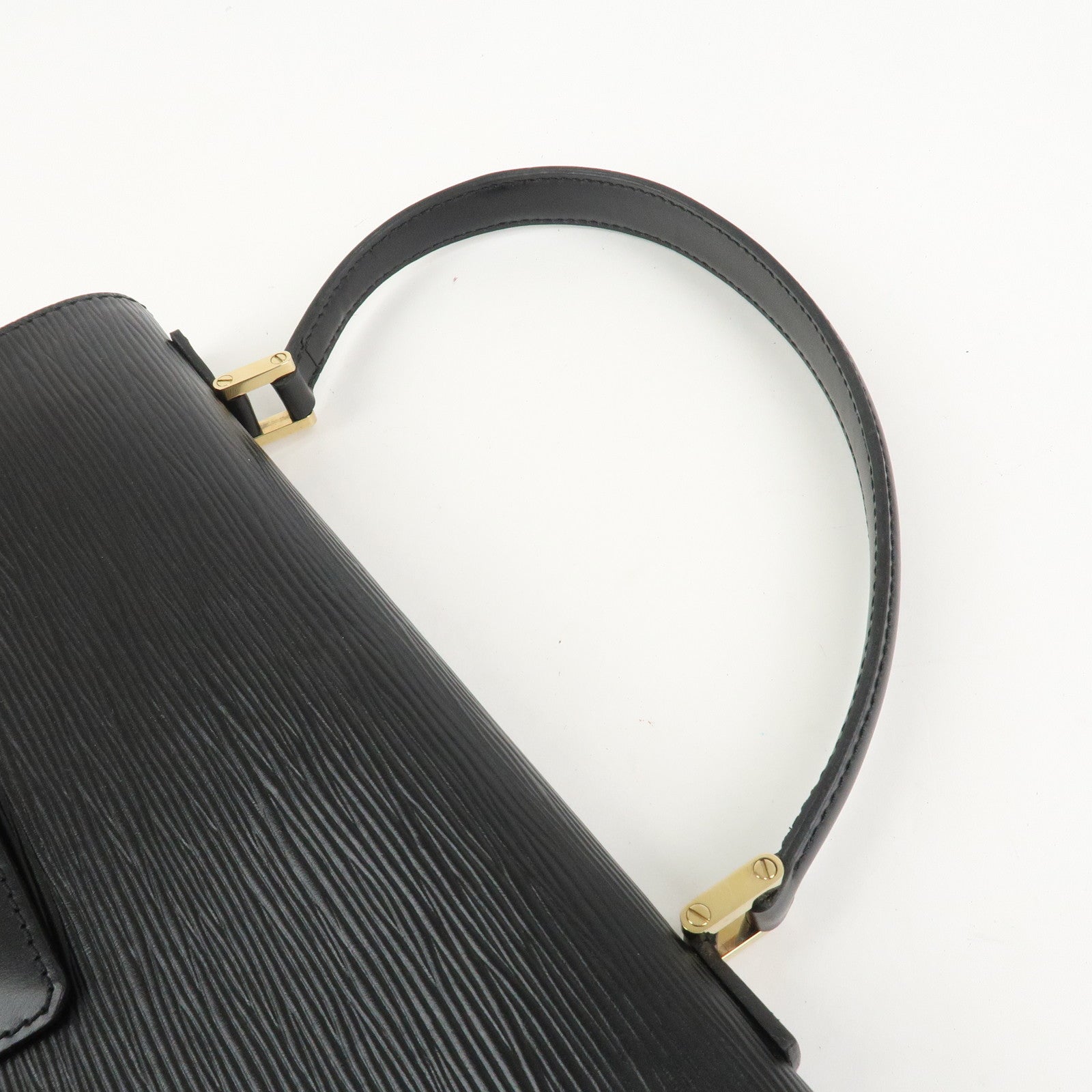 Louis Vuitton Epi Concorde Leather Hand Bag Noir Black M52132