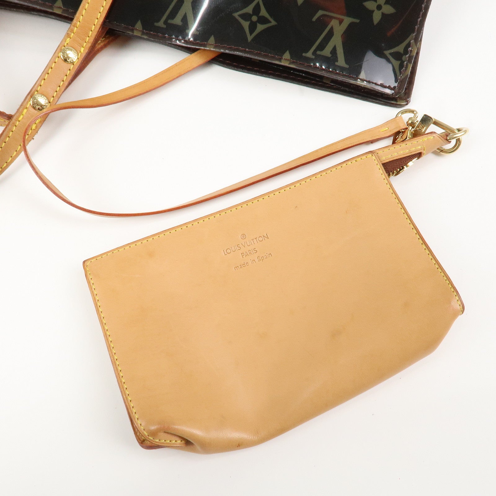 Louis Vuitton Monogram Cabas Cruise Vinyl Tote Bag Brown M50500