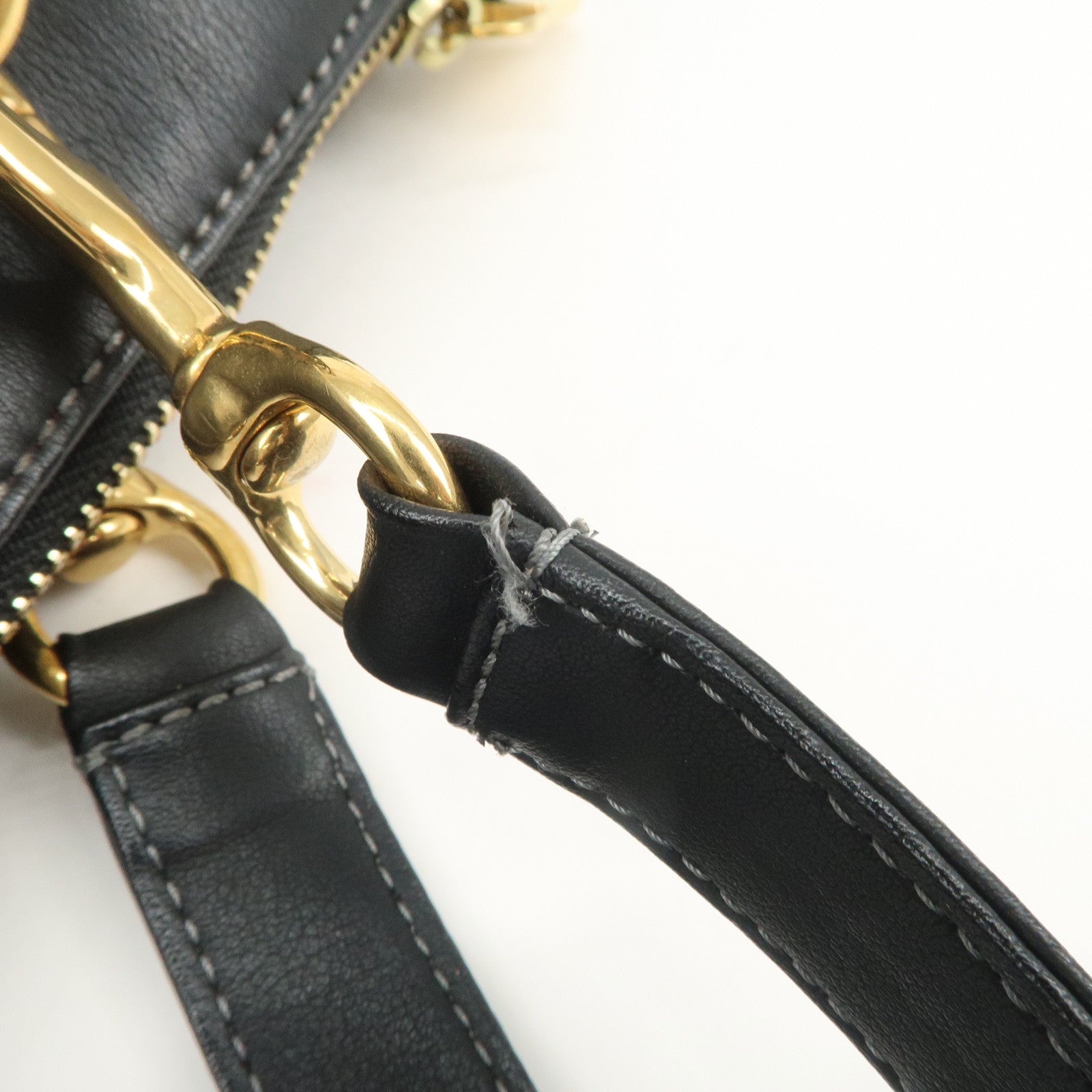 Chloe Eden Leather Shoulder Bag Hand Bag Tote Bag Black