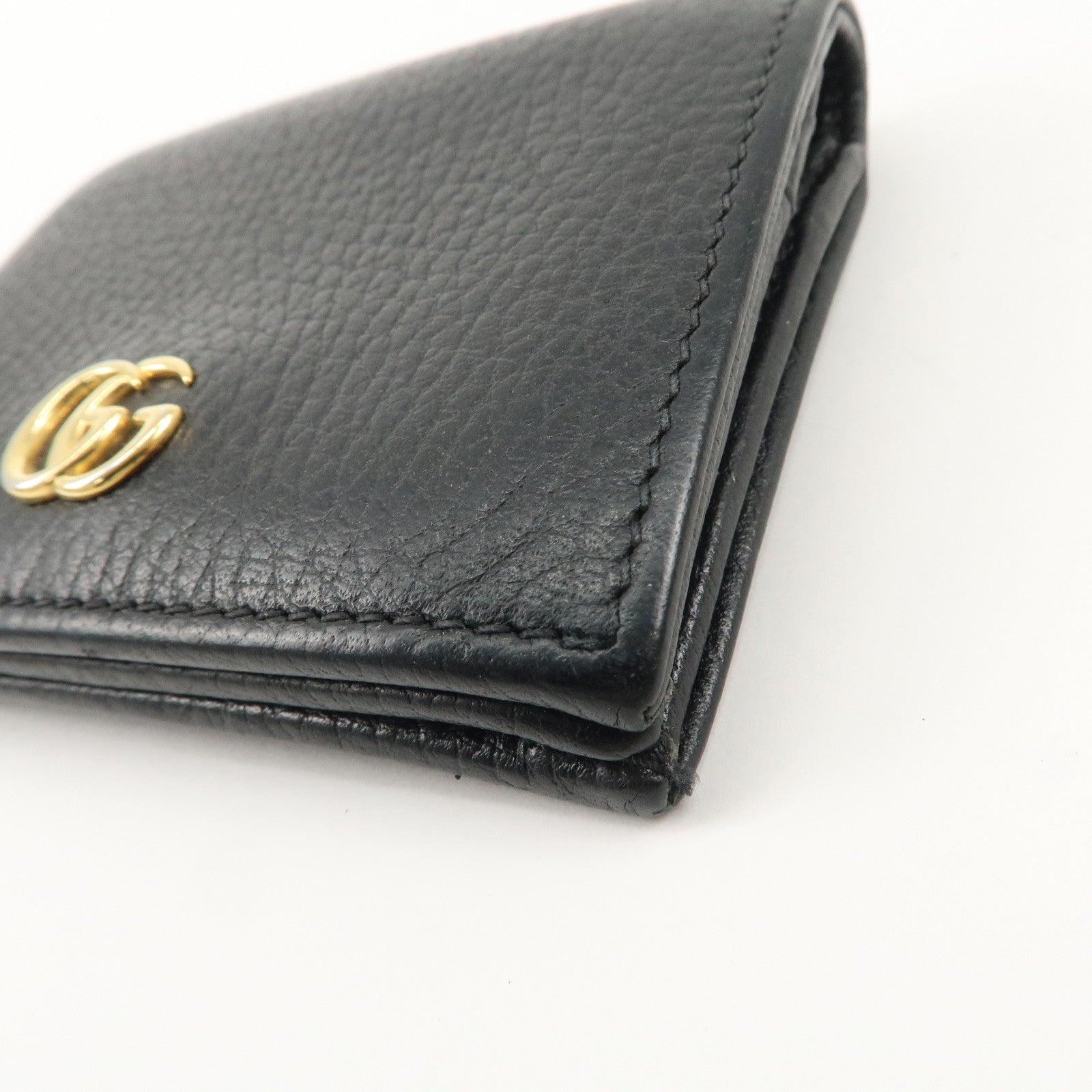 GUCCI Set of 2 GG Marmont Guccissima Leather Wallet 203550 456126 Used