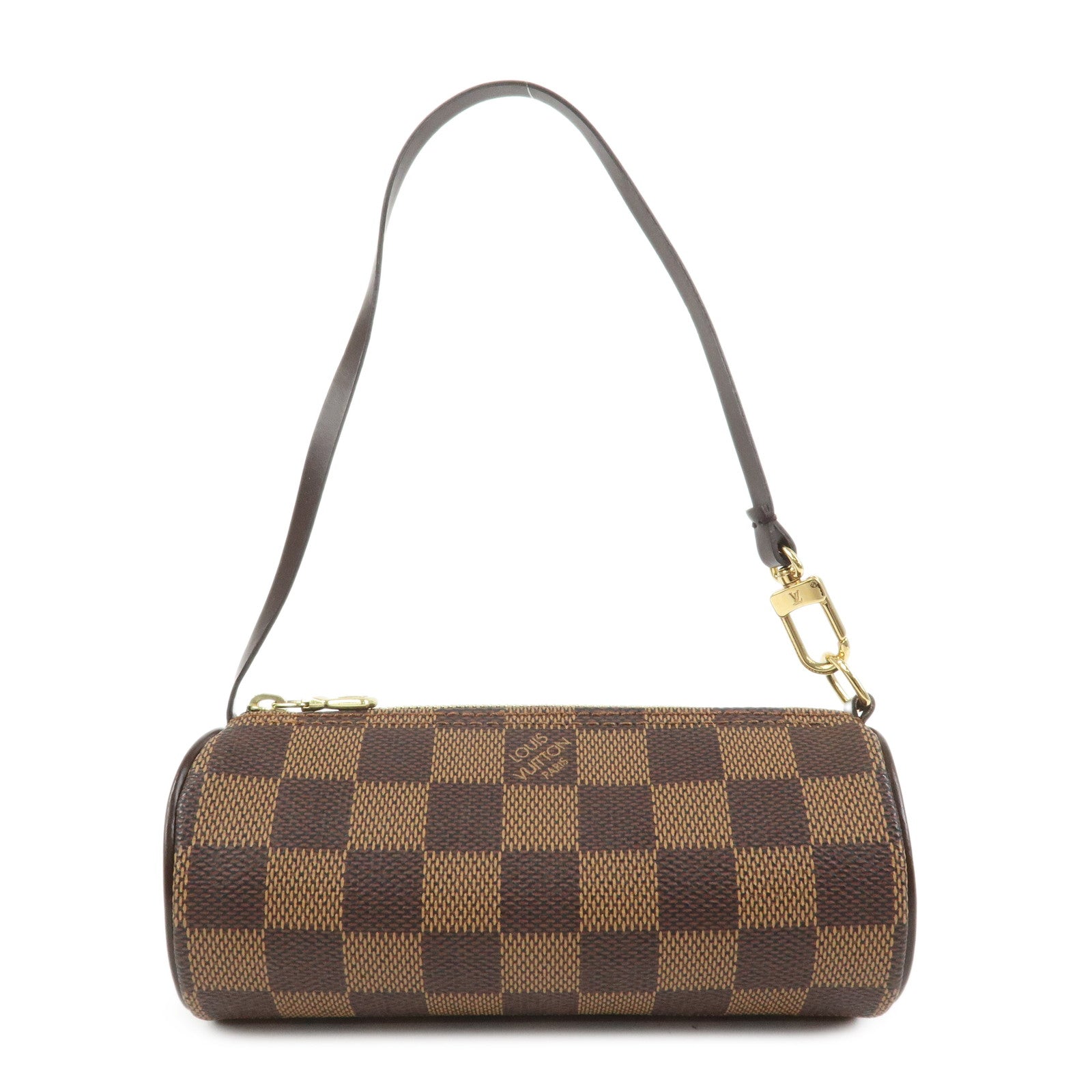 Louis Vuitton Damier Ebene Mini Pouch for Papillon Bag Brown