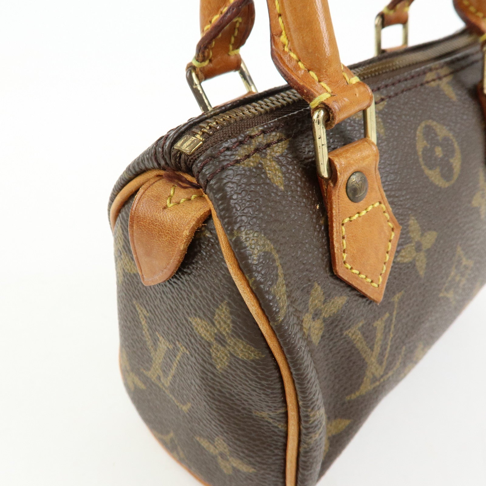 Louis Vuitton Monogram Canvas Mini Speedy Hand Boston Bag M41534