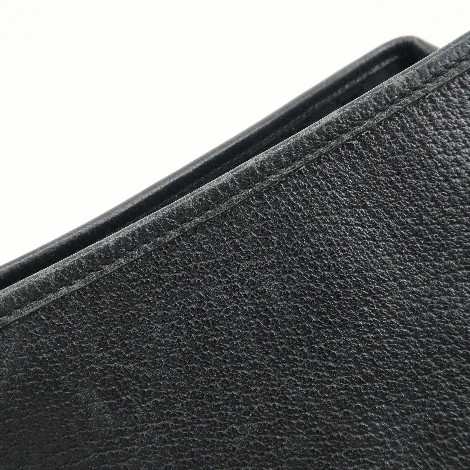 GUCCI Abbey Leather Tote Bag Hand Bag Black 130736