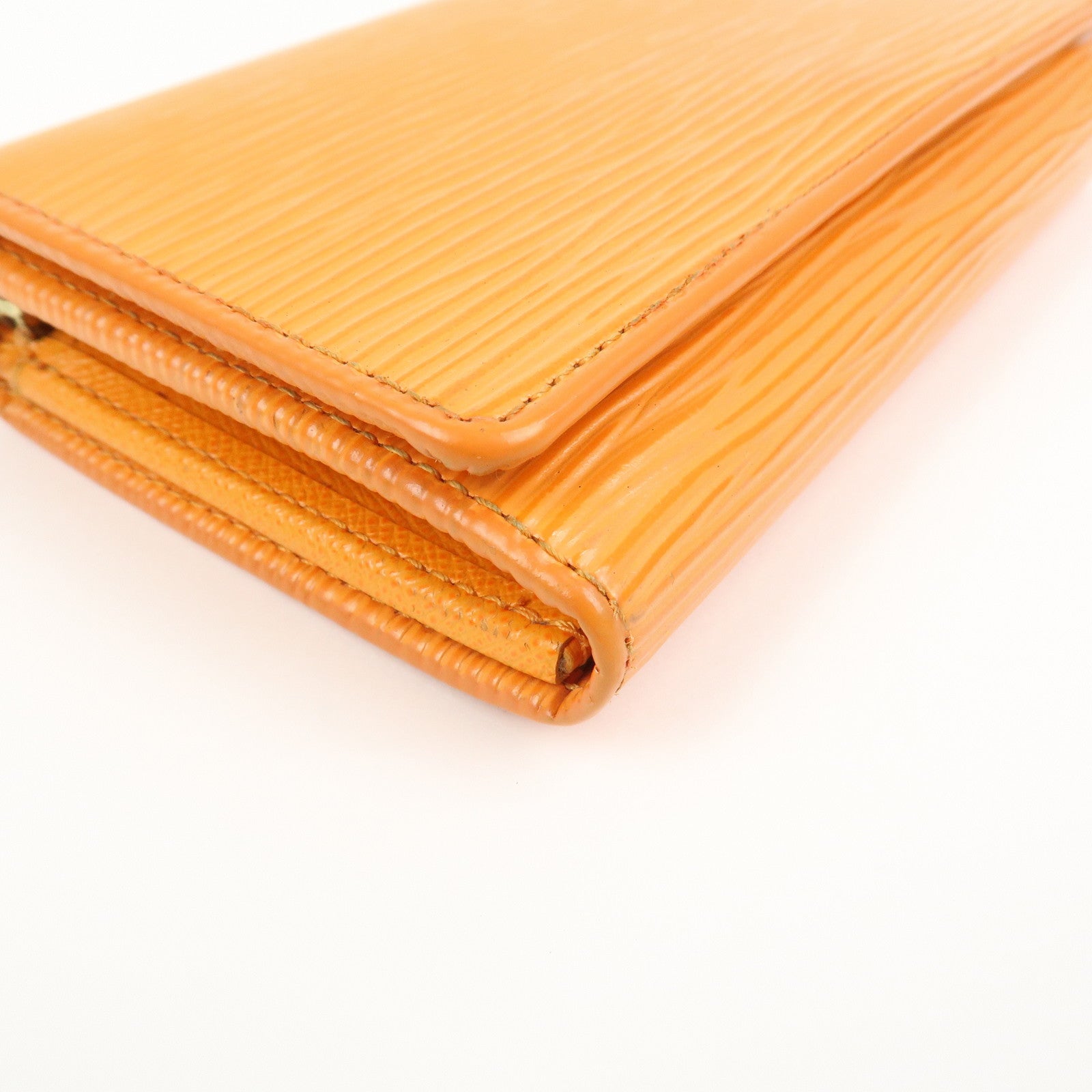 Louis Vuitton Epi Leather Porte Monnaie Billet Tresor Wallet M6350H