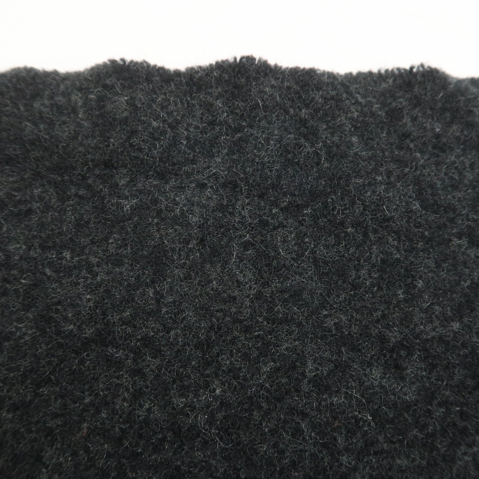 Christian Dior Logo Wool Cashmere Scarf Black Gray