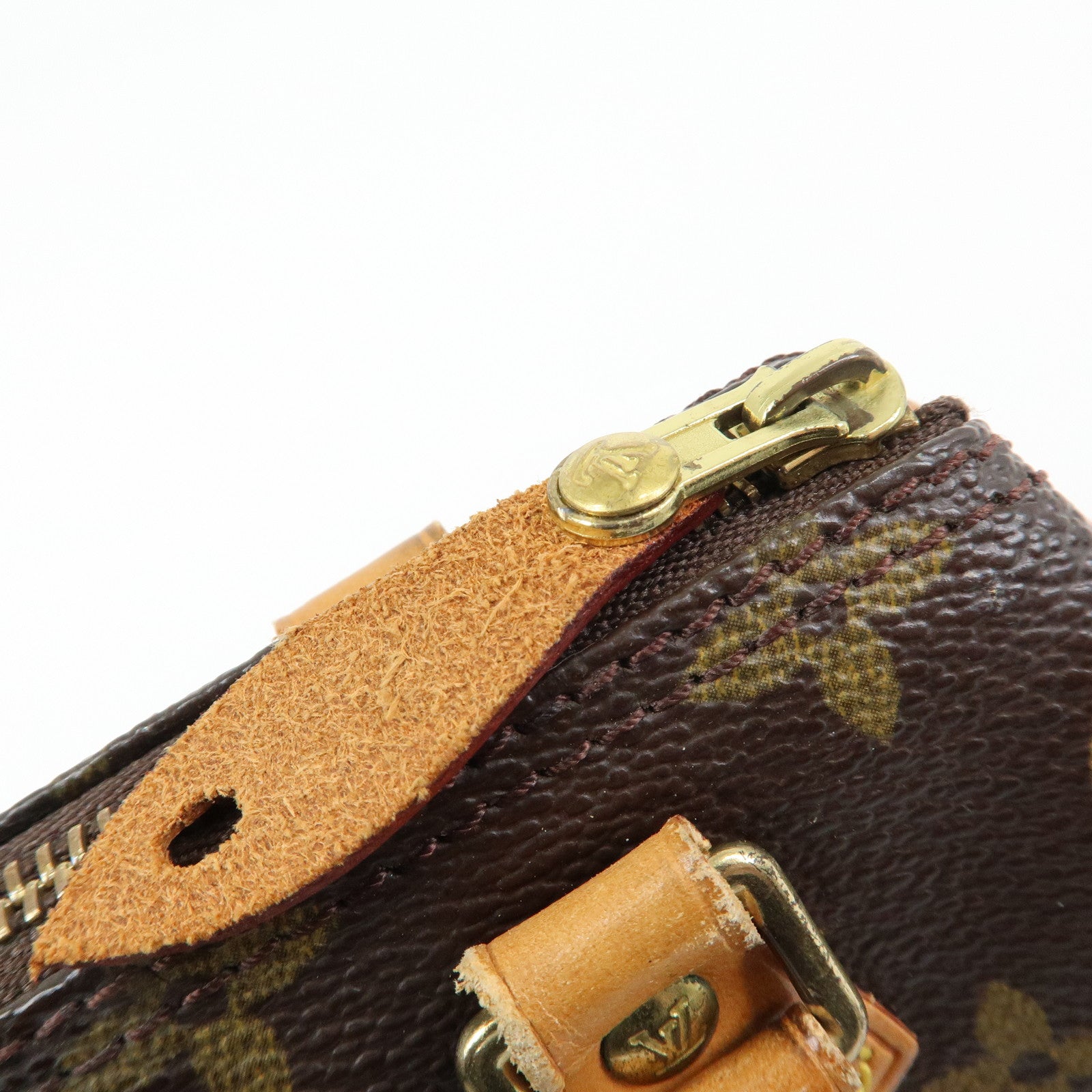 Louis Vuitton Monogram Mini Speedy Hand Shoulder Bag Brown M41534