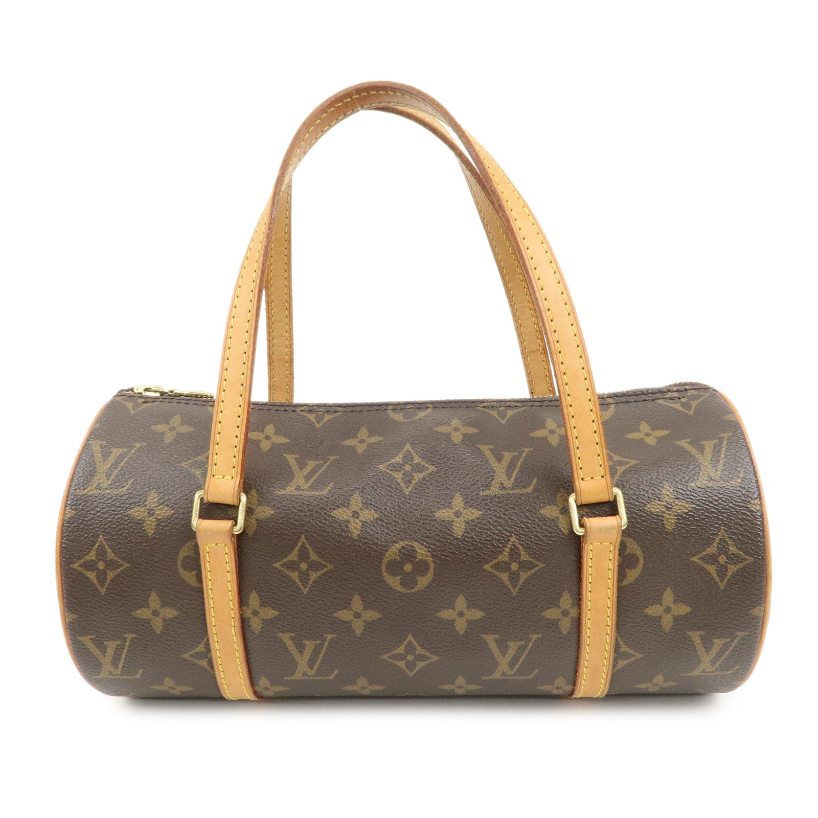Louis Vuitton Monogram Papillon 26 Hand Bag Brown M51386