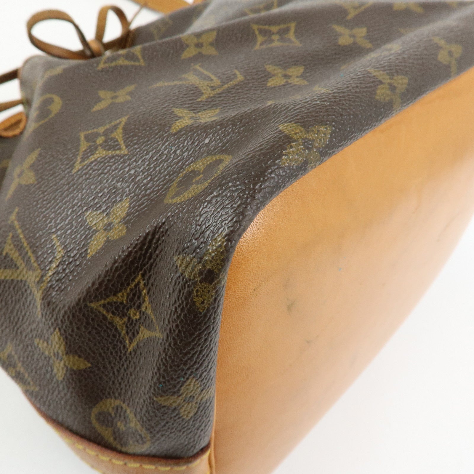 Louis Vuitton Monogram Petit Noe Shoulder Bag Brown M42226