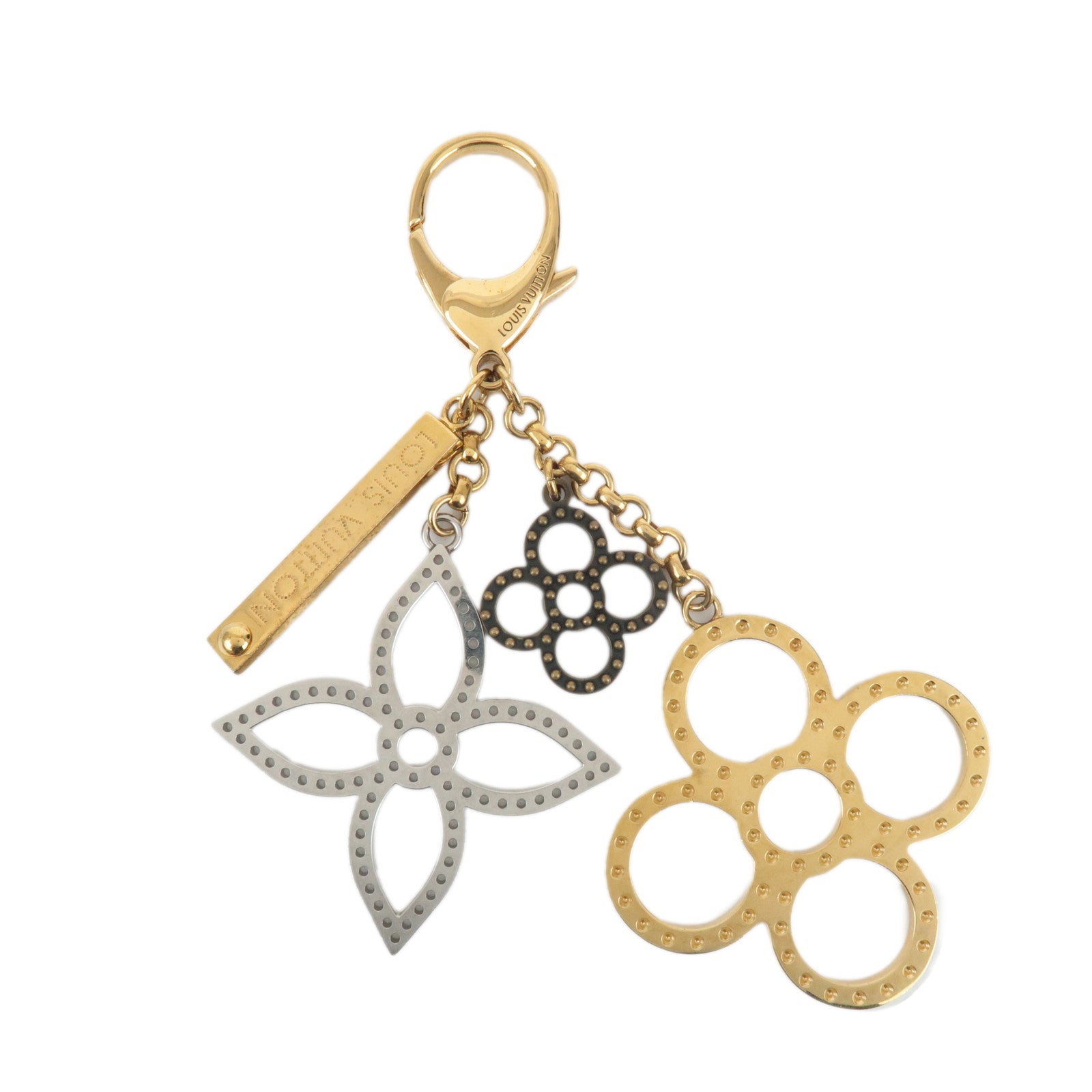 Louis Vuitton Monogram Flower Bijoux Sac Tapage Bag Charm M66350 Used