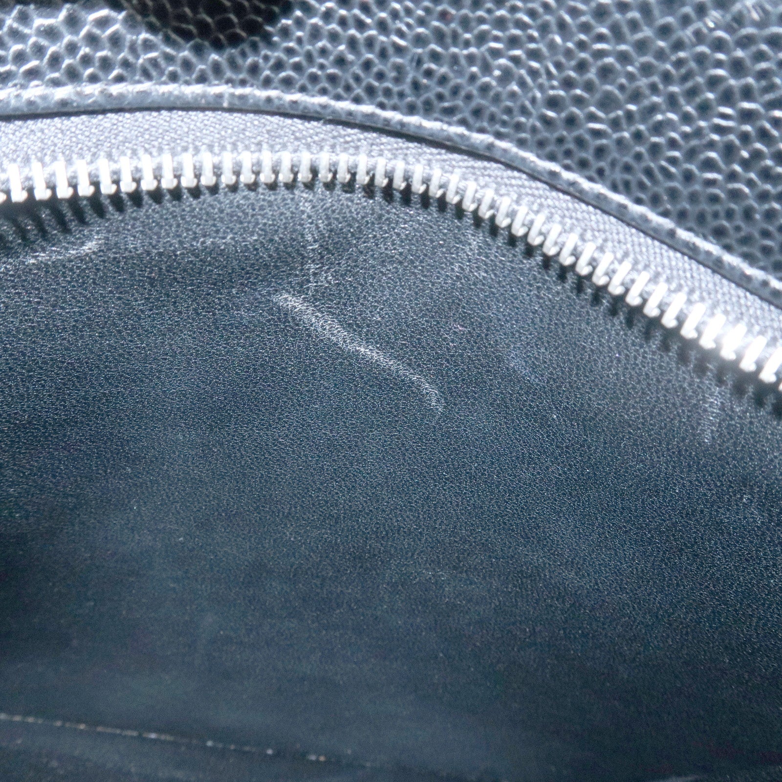 CHANEL Matelasse Caviarskin Medallion Tote Bag Hand Bag A01804