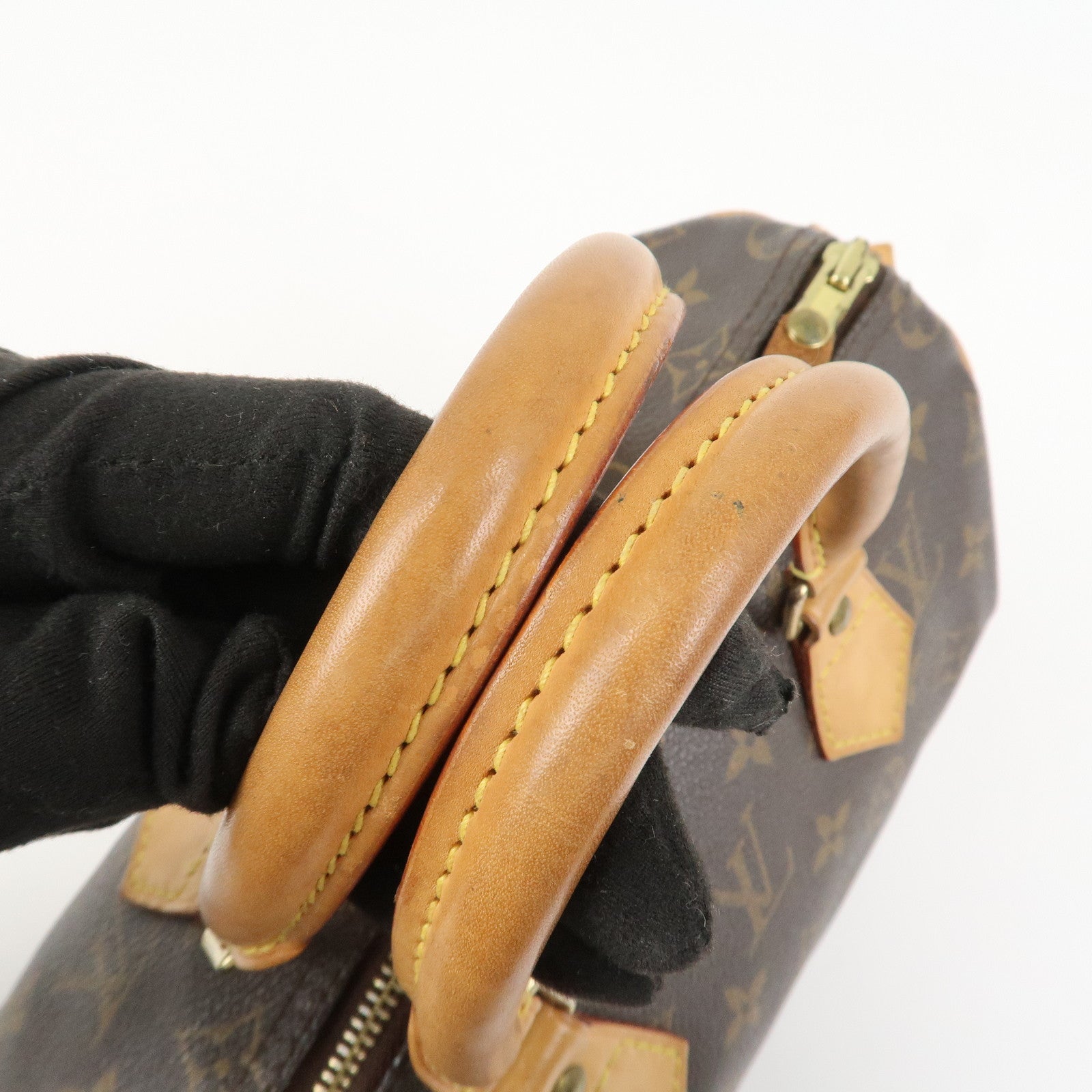 Louis Vuitton Monogram Speedy 25 Boston Bag Hand Bag Brown M41528