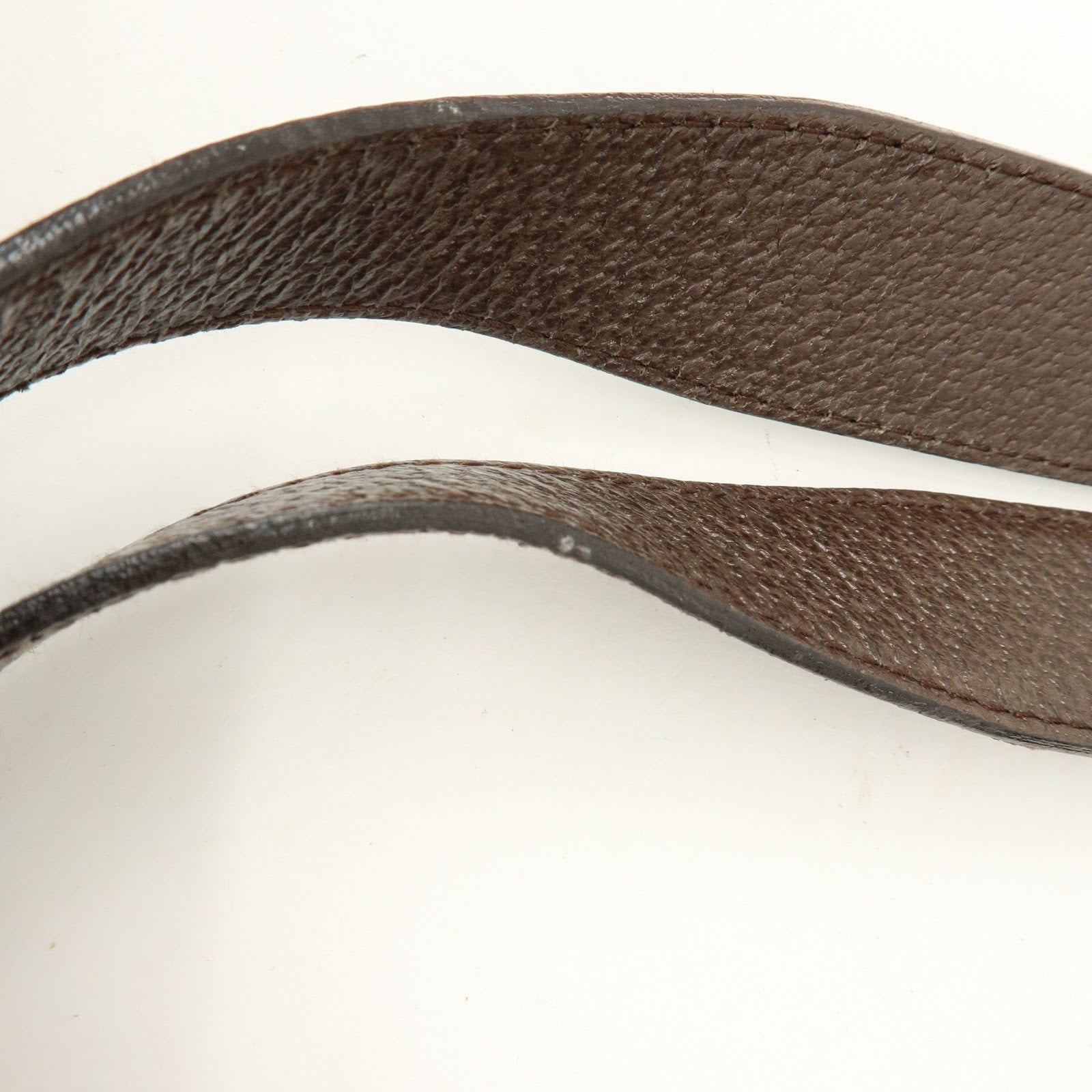 BVLGARI Logomania Canvas Leather Shoulder Bag Tote Bag Brown