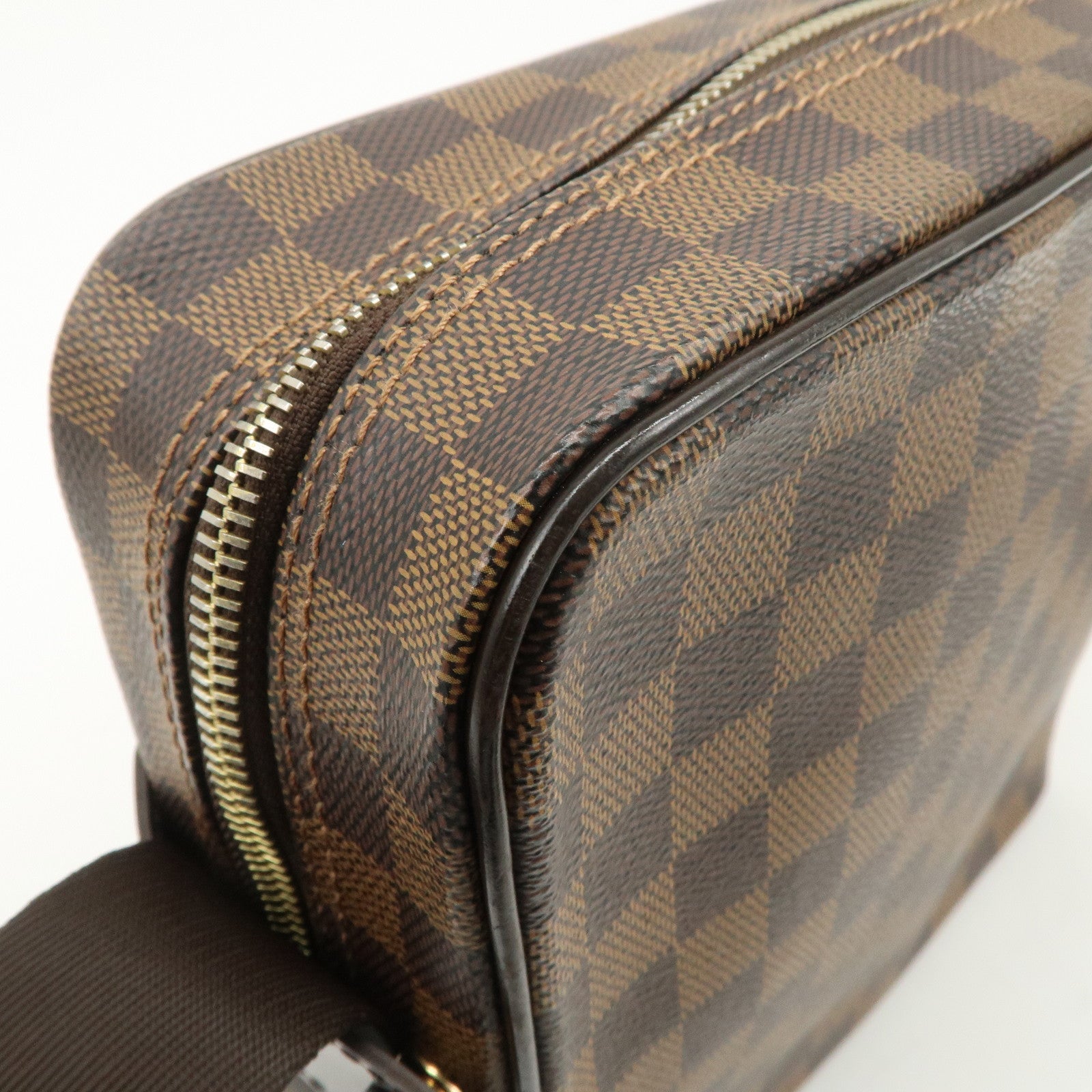 Louis Vuitton Damier Olaf PM Crossbody Shoulder Bag Brown N41442