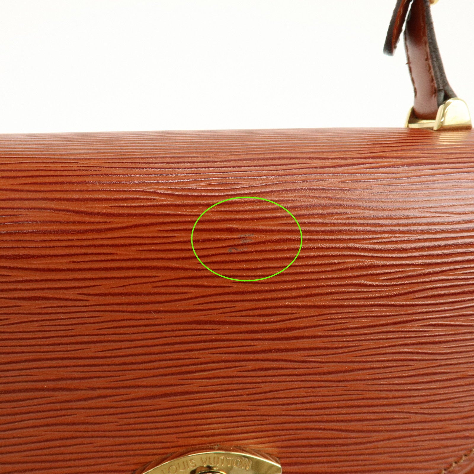 Louis Vuitton Epi Tilsit Shoulder Bag Hand Bag Kenya Brown M52483