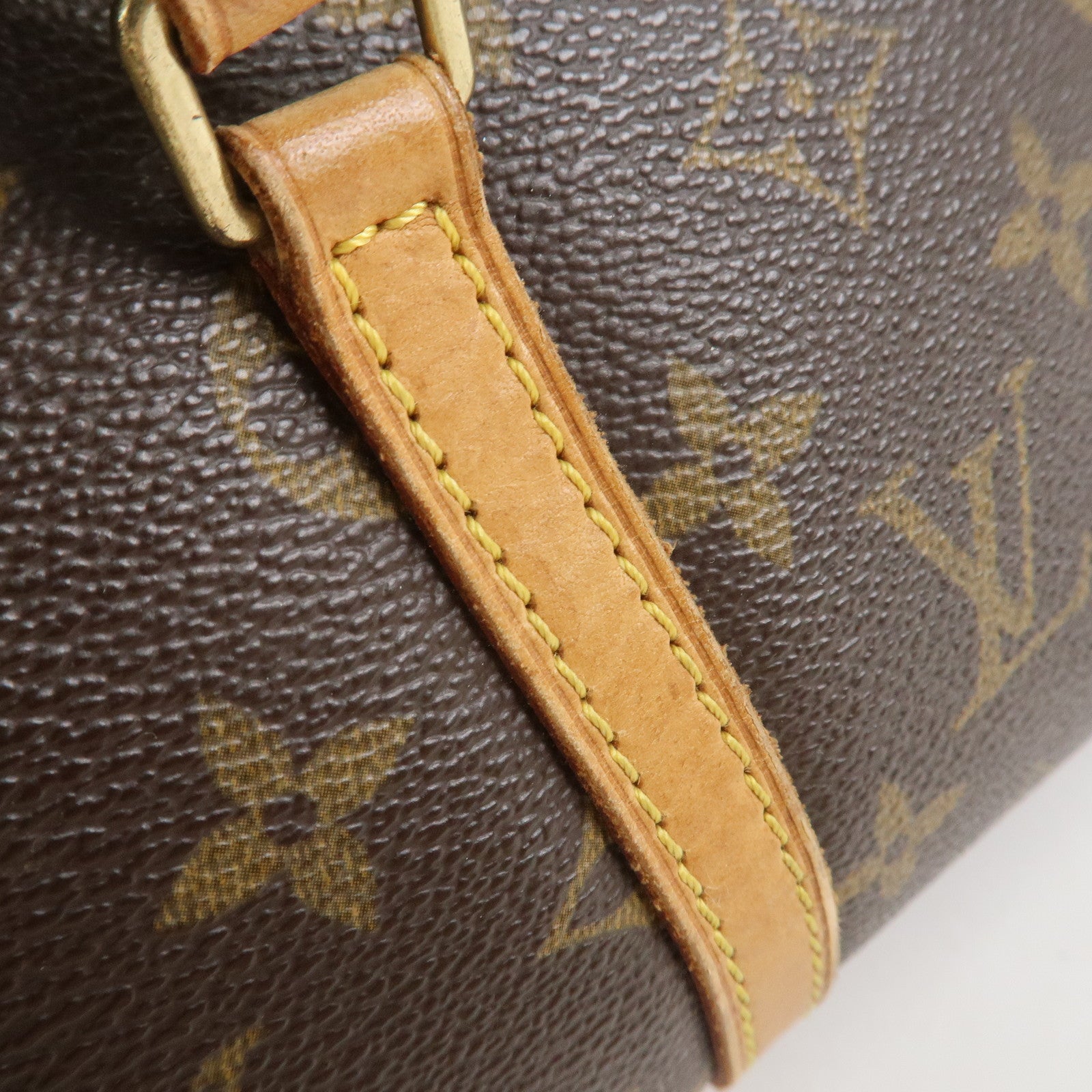 Louis Vuitton Monogram Papillon 30 Hand Bag Brown M51385