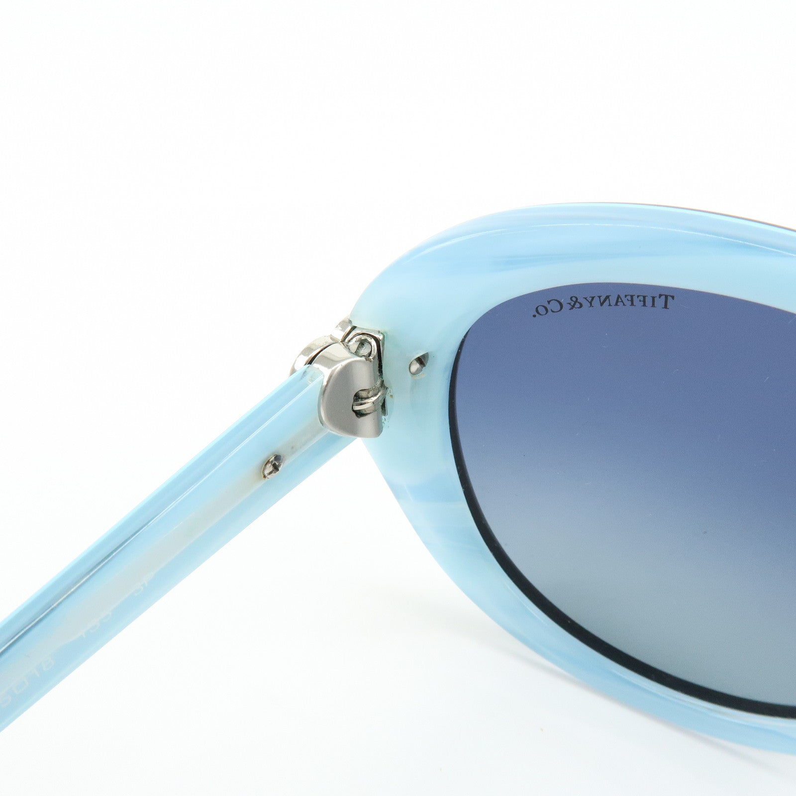 Tiffany & Co Return to Tiffany Plastic Sunglasses Black Light Blue