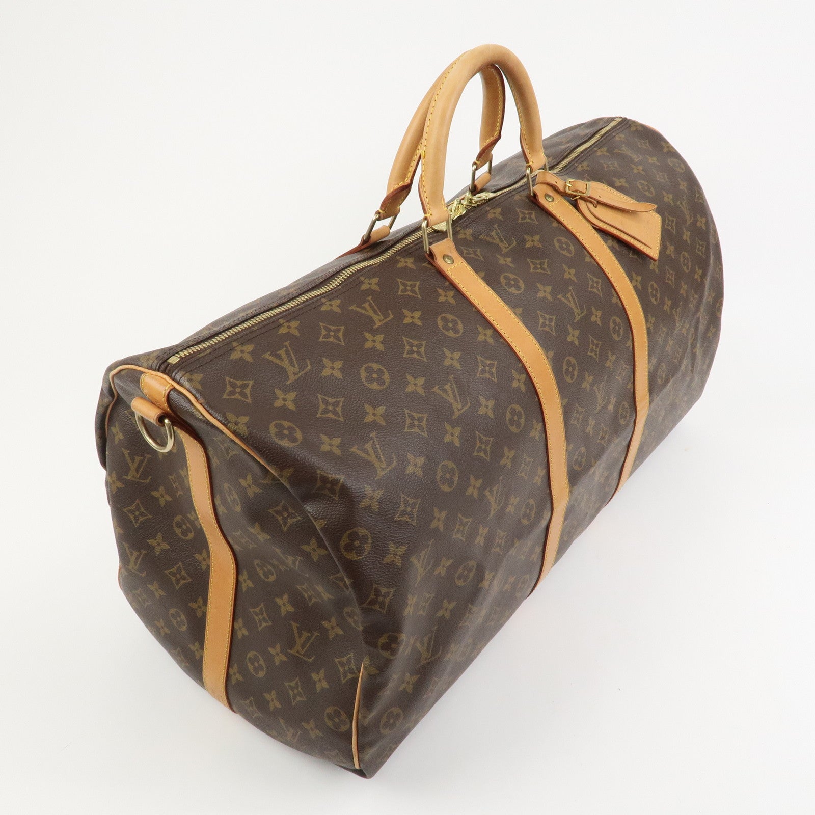 Louis Vuitton Monogram Keep All Bandouliere 60 Boston Bag M41412