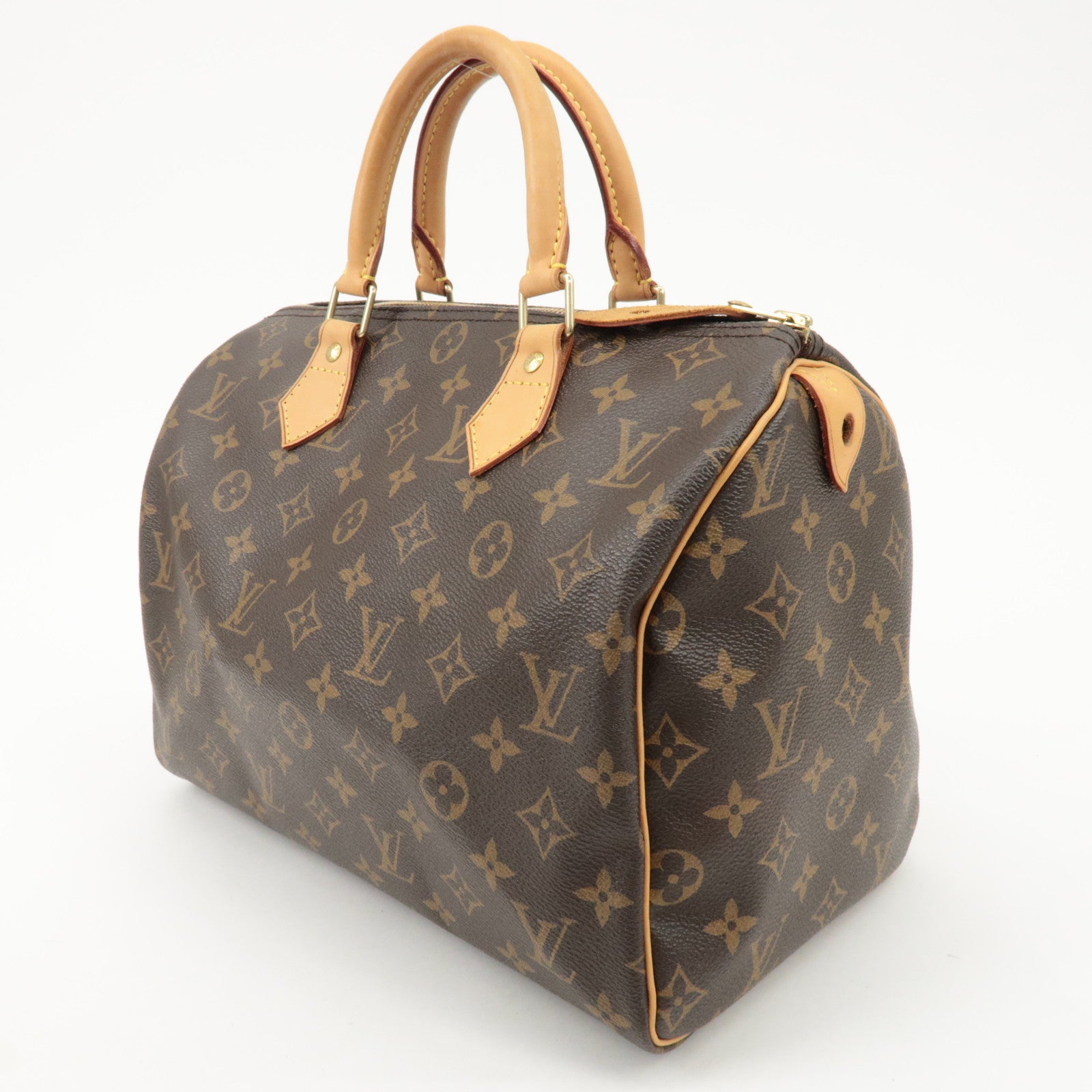 Louis Vuitton Monogram Speedy 30 Hand Bag Boston Bag M41526 Used