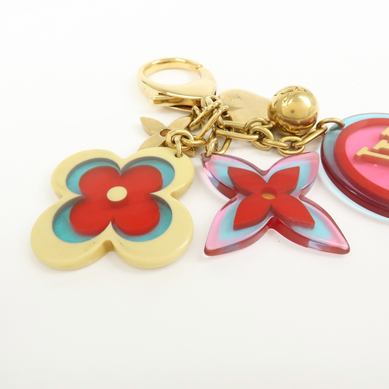 Louis Vuitton Metal Plastic Bijou Sac Candy Bag Charm Red M65726