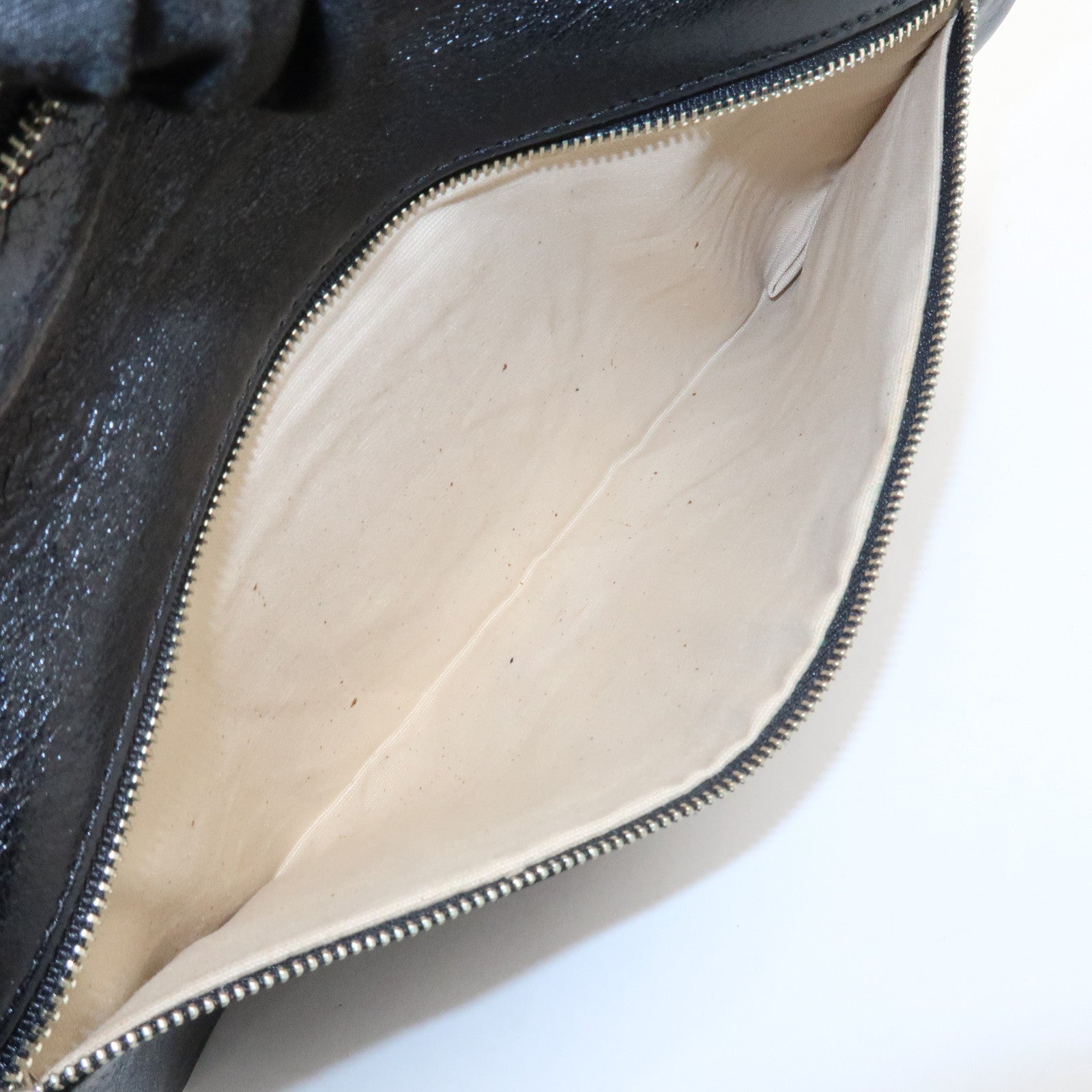 TORY BURCH Leather 2Way Bag Shoulder Bag Clutch Bag Black