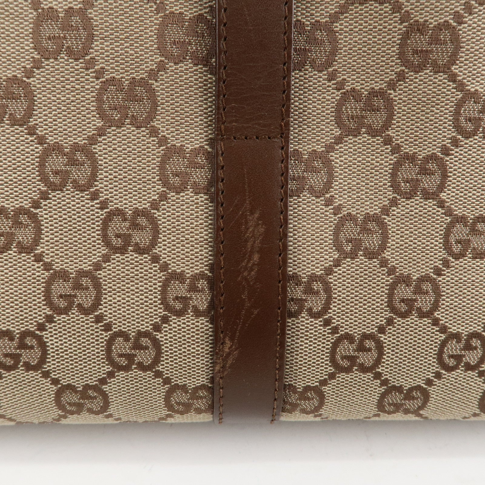 GUCCI Jackie Leather Shoulder Bag Hand Bag Black 002.1067 Used