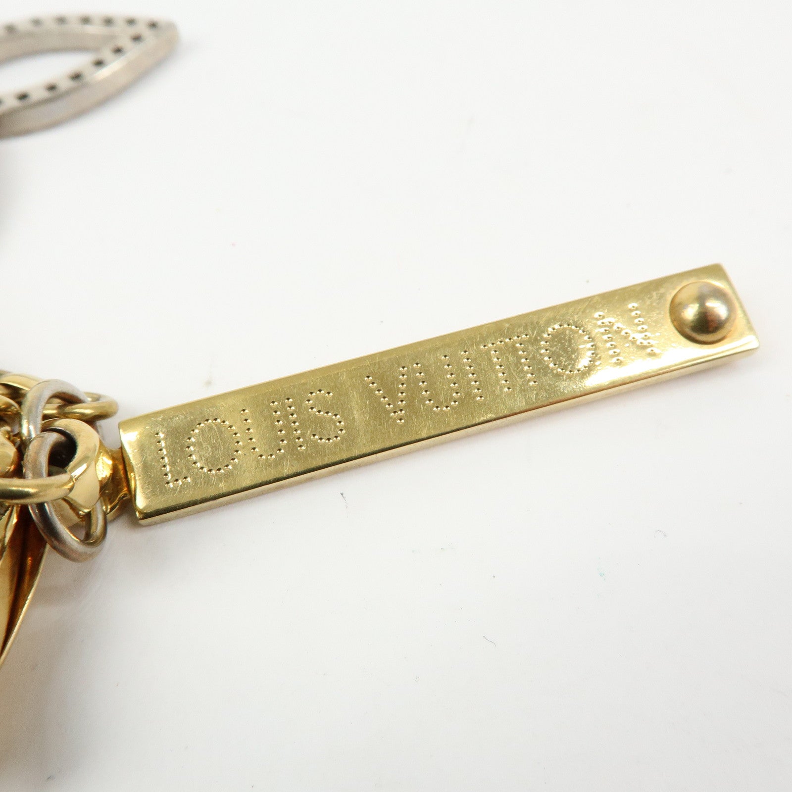 Louis Vuitton Bijoux Sac Tapage Metal Bag Charm Gold Silver M65090
