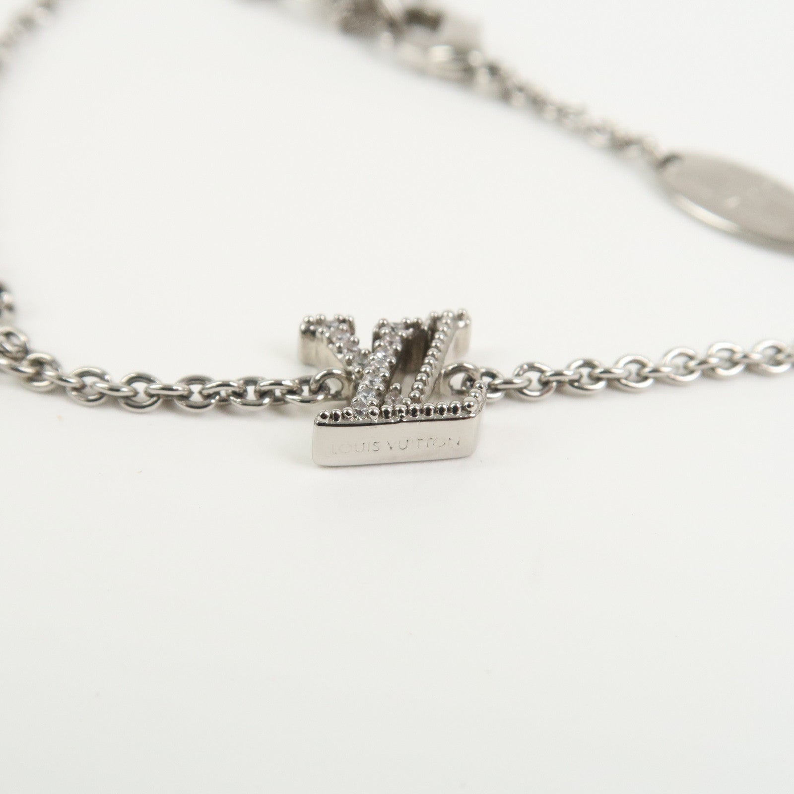 Louis Vuitton LV Iconic Strass Bracelet Metal Palladium M02752