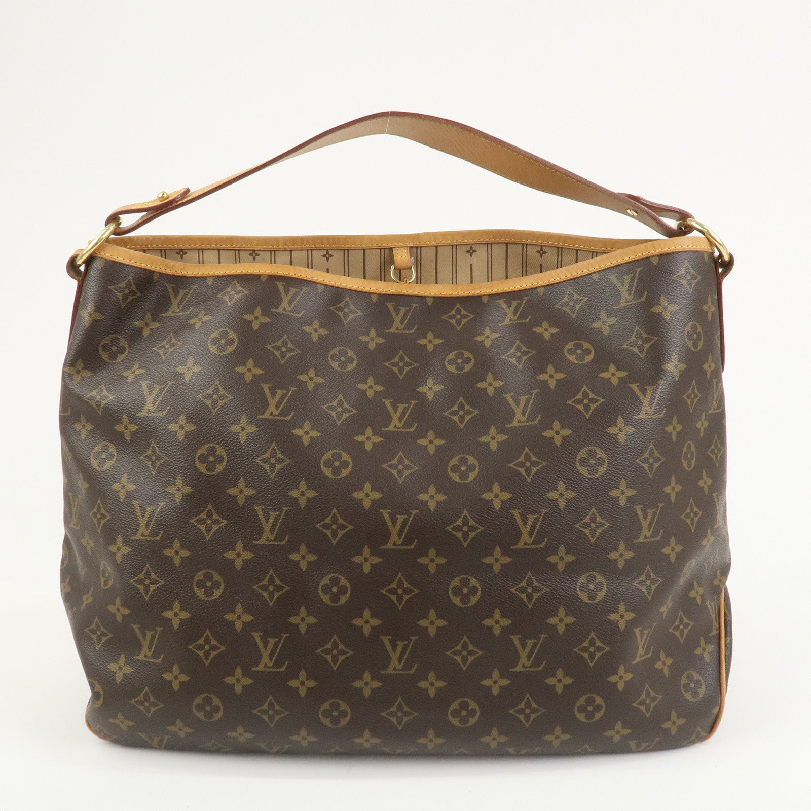 Louis Vuitton Monogram Delightful GM Shoulder Bag Brown M40354