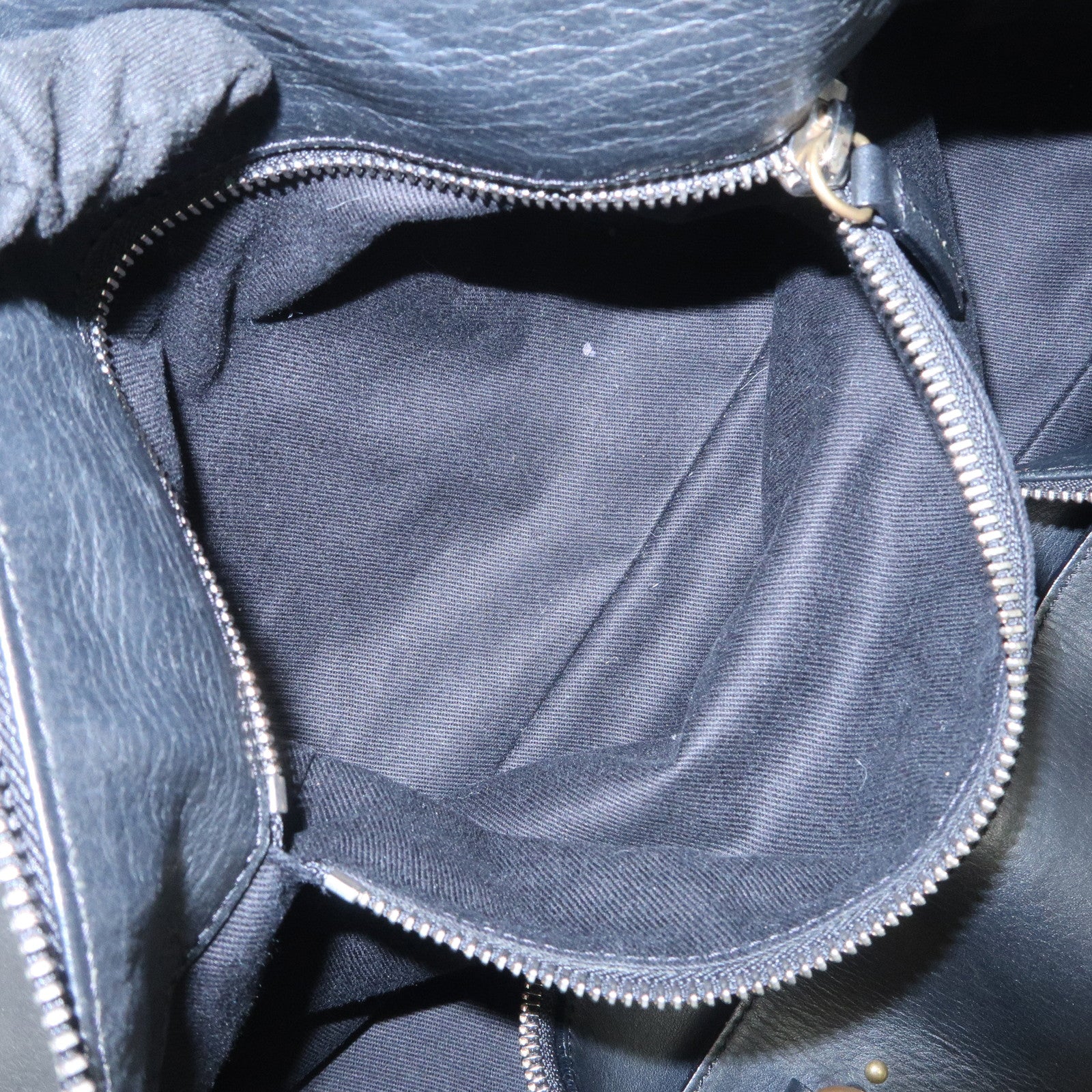 Chloe Paddington Leather Hand Bag Shoulder Bag Black