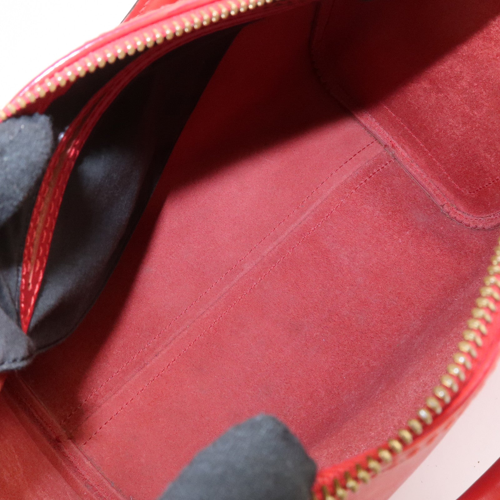 Louis Vuitton Epi Speedy 25 Hand Bag Castilian Red M43017