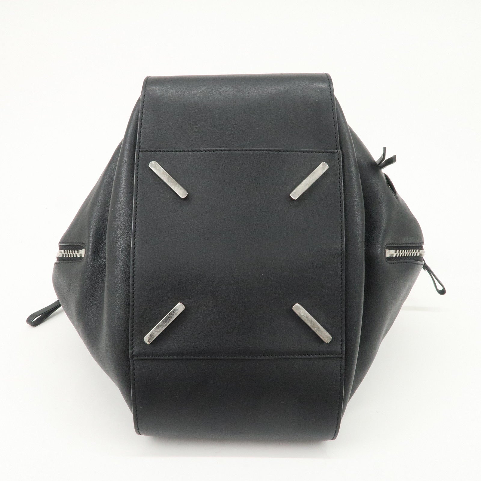 LOEWE Hammock Medium Leather 2Way Bag Shoulder Bag Hand Bag Black